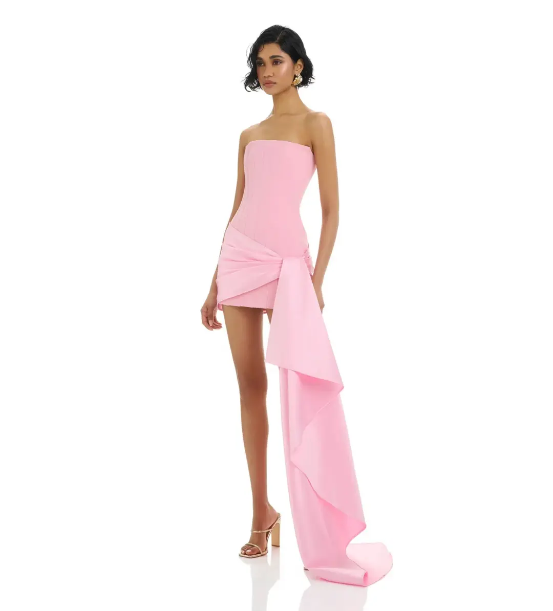 Eliya the Label Midina Dress Pink Size 6  for rent on The Volte - main image