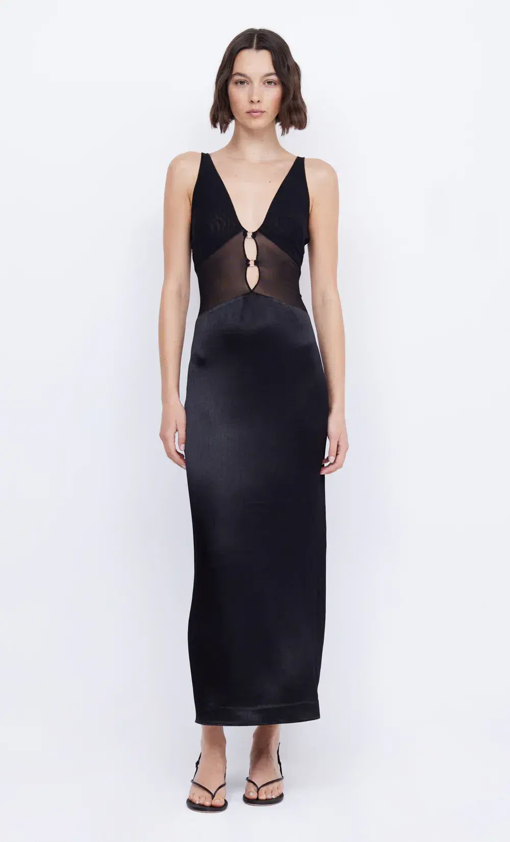 Bec & Bridge Hacie Maxi Dress Black Size 10 for rent on The Volte - main image