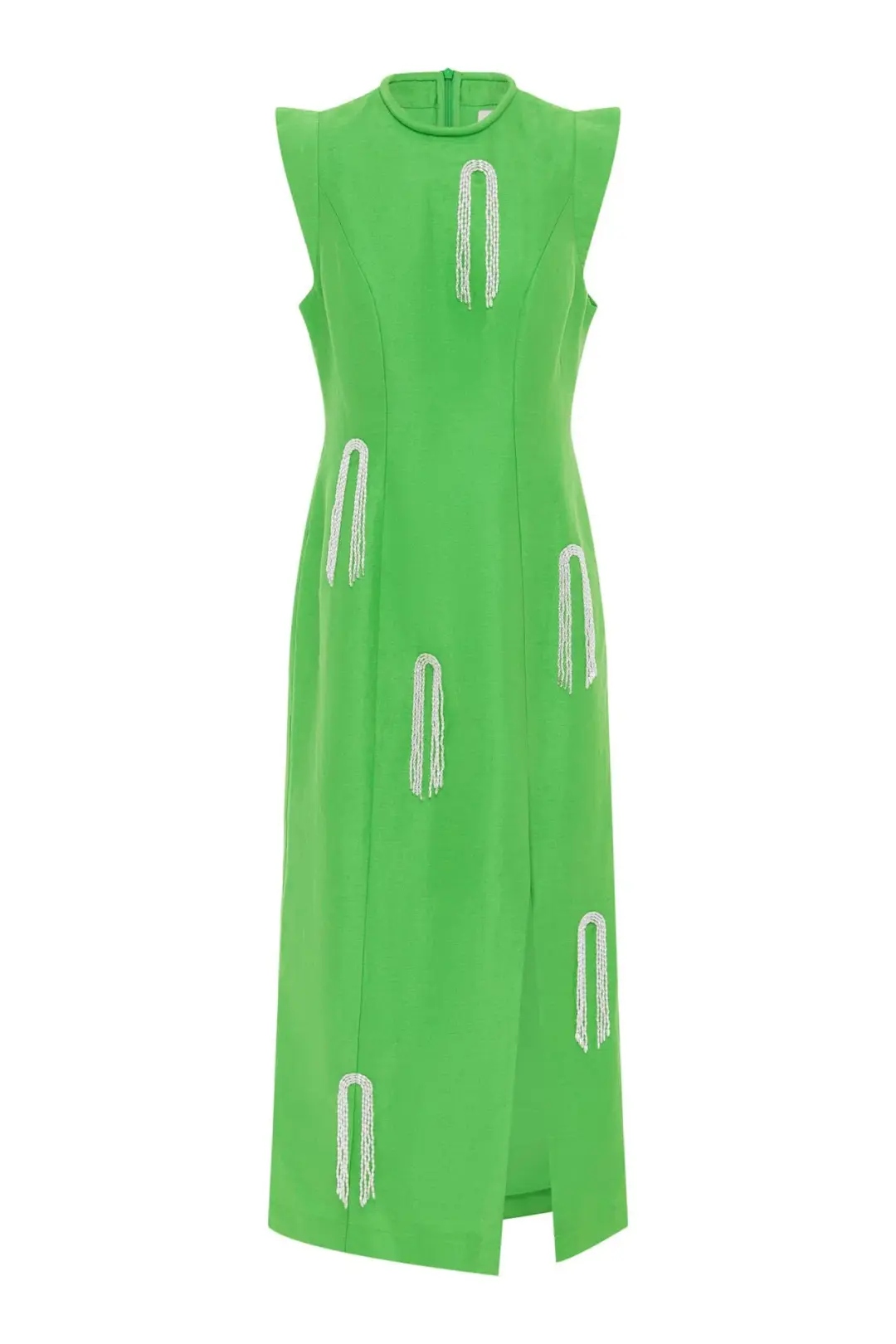 Alemais Dazzle Midi Dress Green Size 12 for rent on The Volte - main image