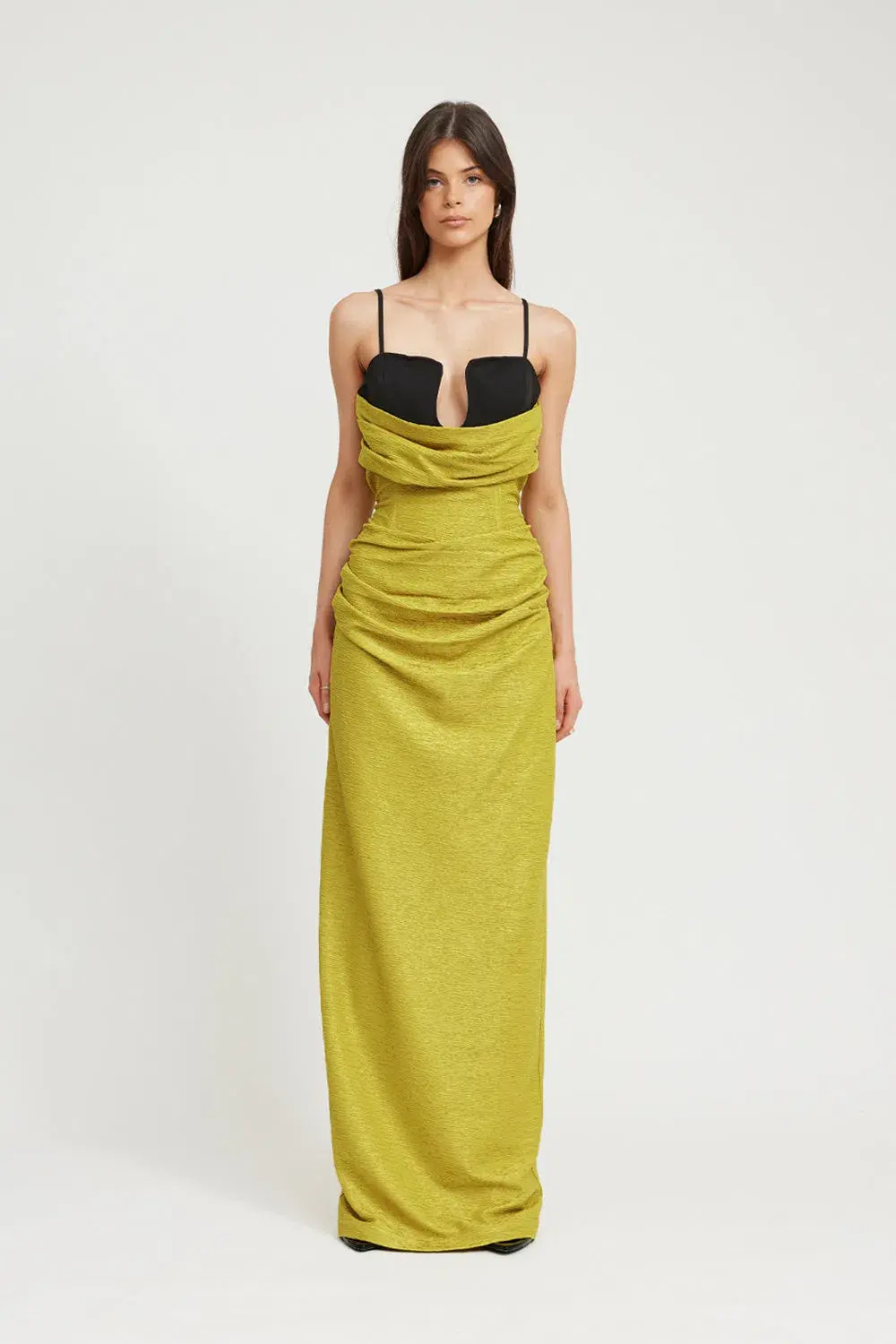 Tojha Ellison Maxi Dress Yellow Size 6 - Image 1