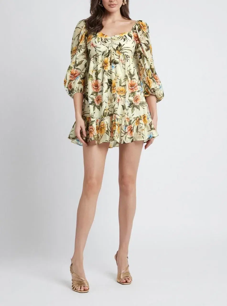 Sheike Delores Mini Dress Floral Size 6 - Image 1
