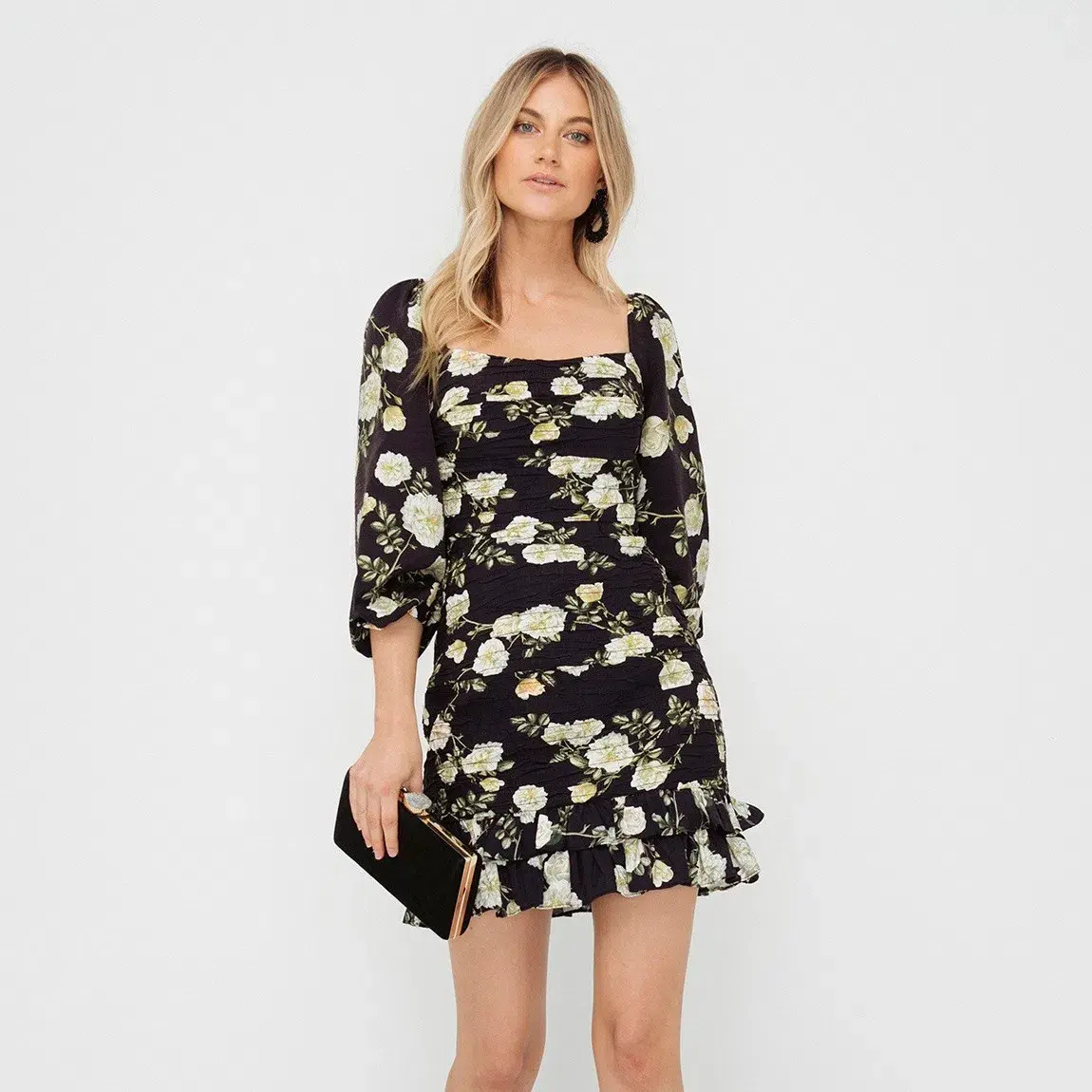 Sheike Antique Rose Dress Mini Dress Floral Size 8 - Image 1