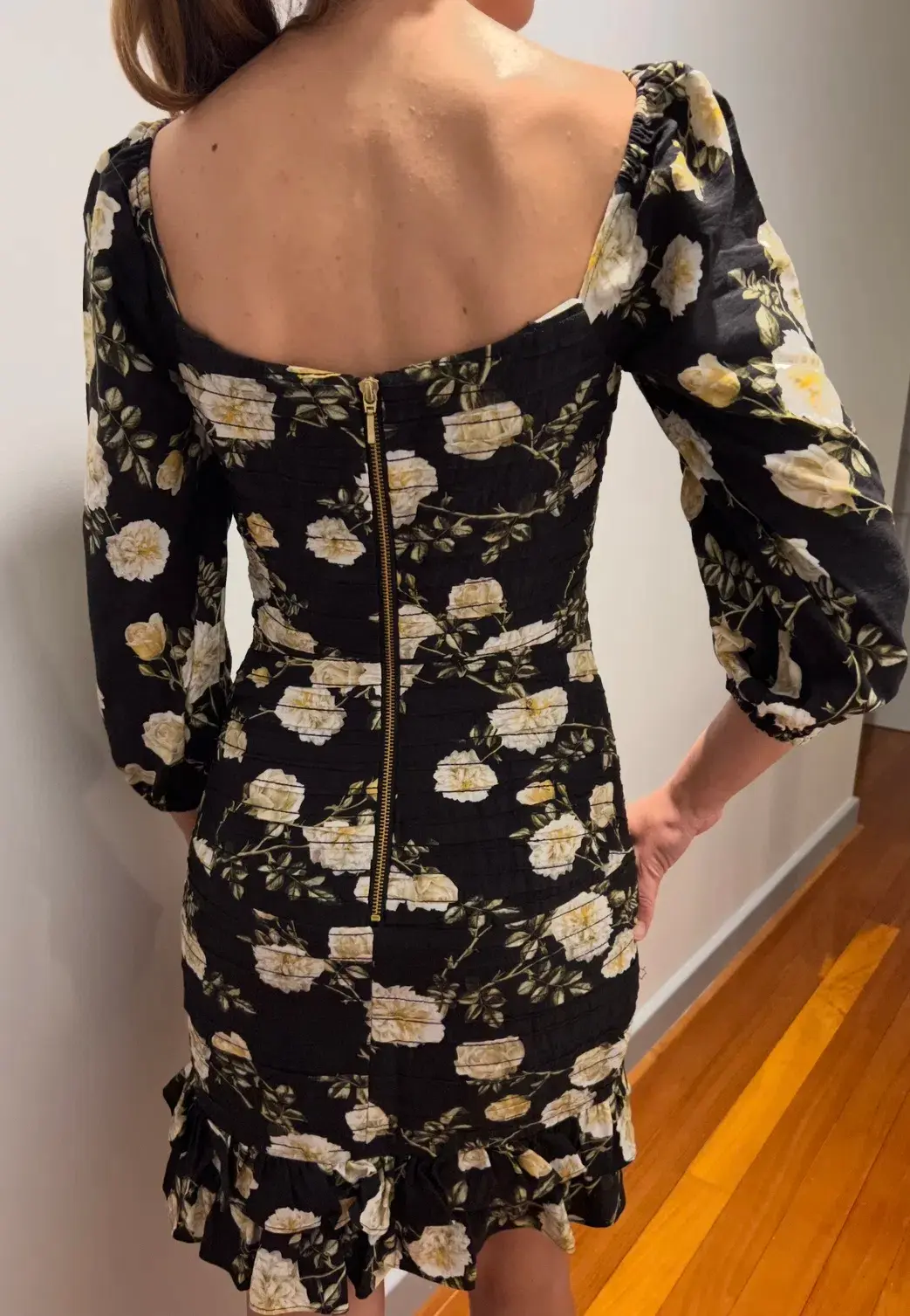 Sheike Antique Rose Dress Mini Dress Floral Size 8 - Image 3