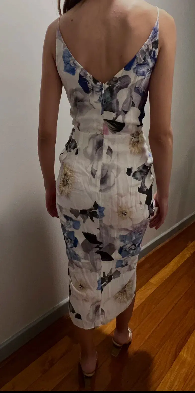 Rodeo Show Midi Dress Floral Size 6 - Image 2