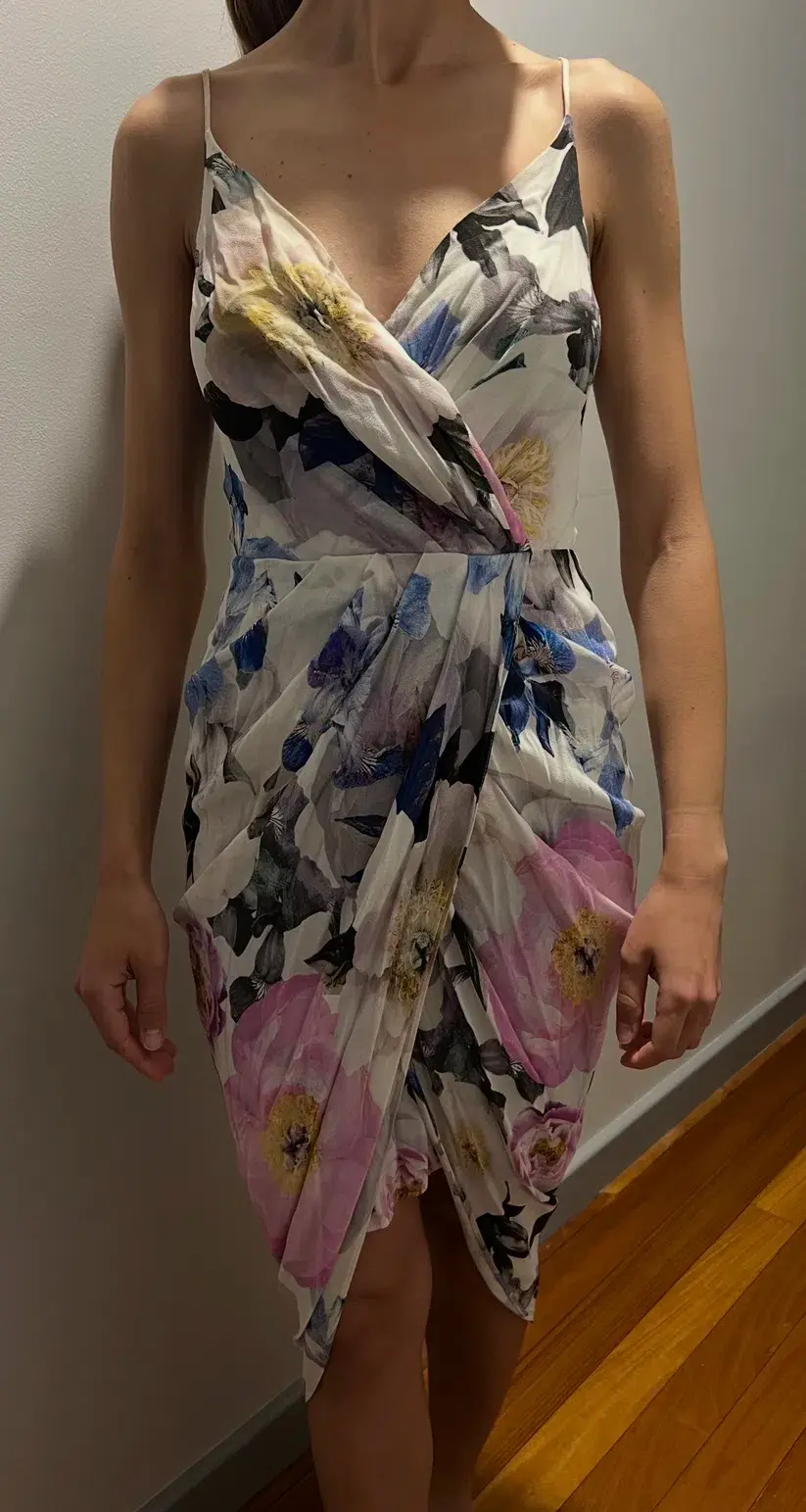 Rodeo Show Midi Dress Floral Size 6 for rent on The Volte - main image