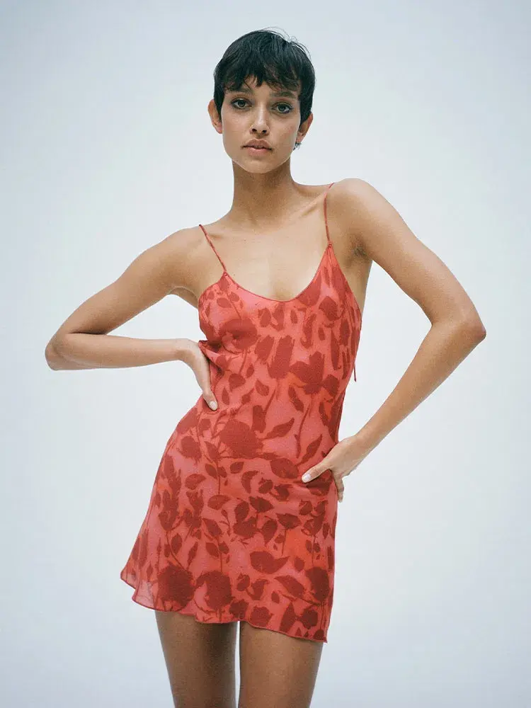 Realisation Par The Luz Mini Dress in Havana Print Size L / AU 12 - Image 4