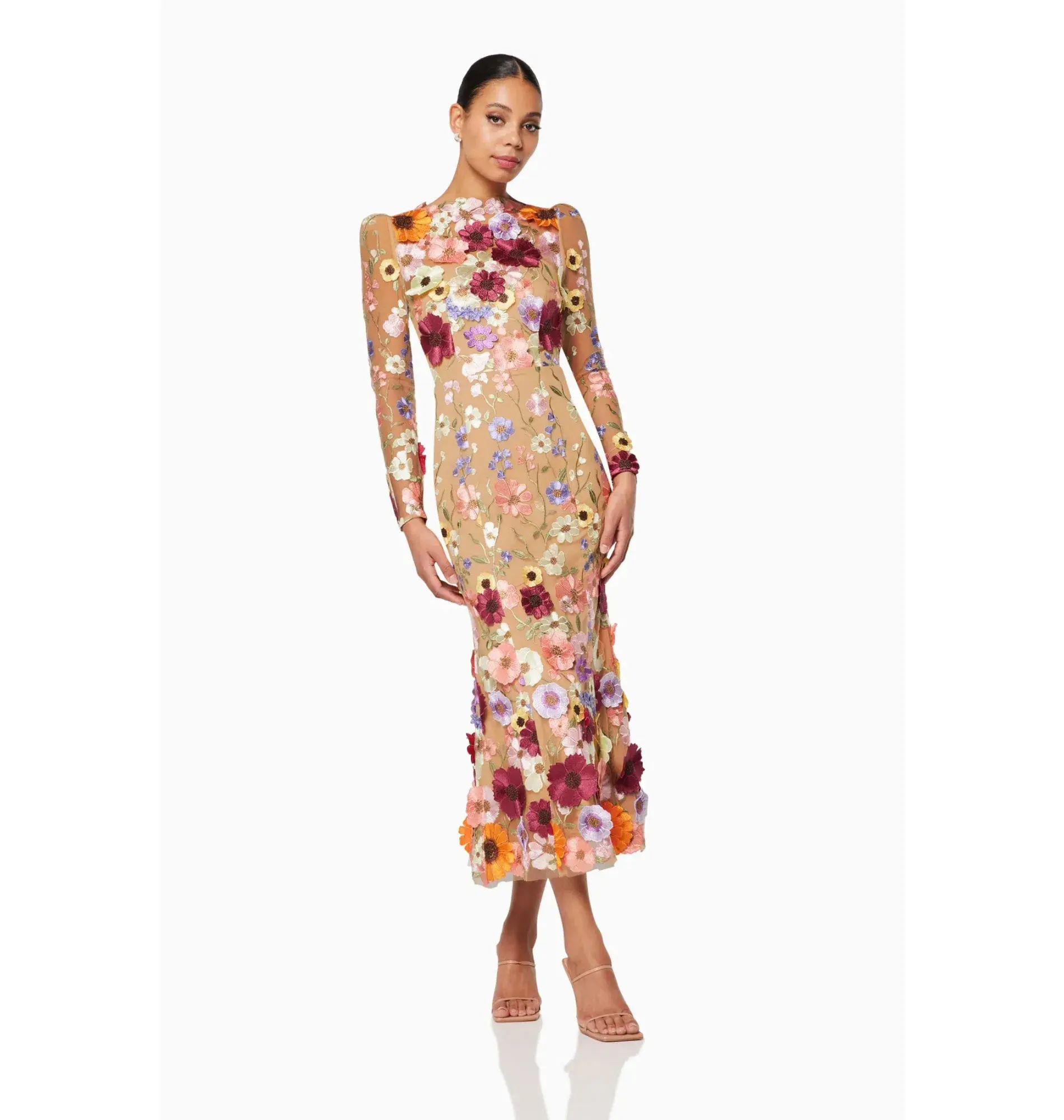 Elliatt Shannon 3D Gown Floral Size AU 14 - Image 1