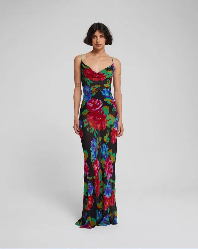 Rat & Boa Casablanca Dress Multi Size XS / AU 6 for rent on The Volte - main image