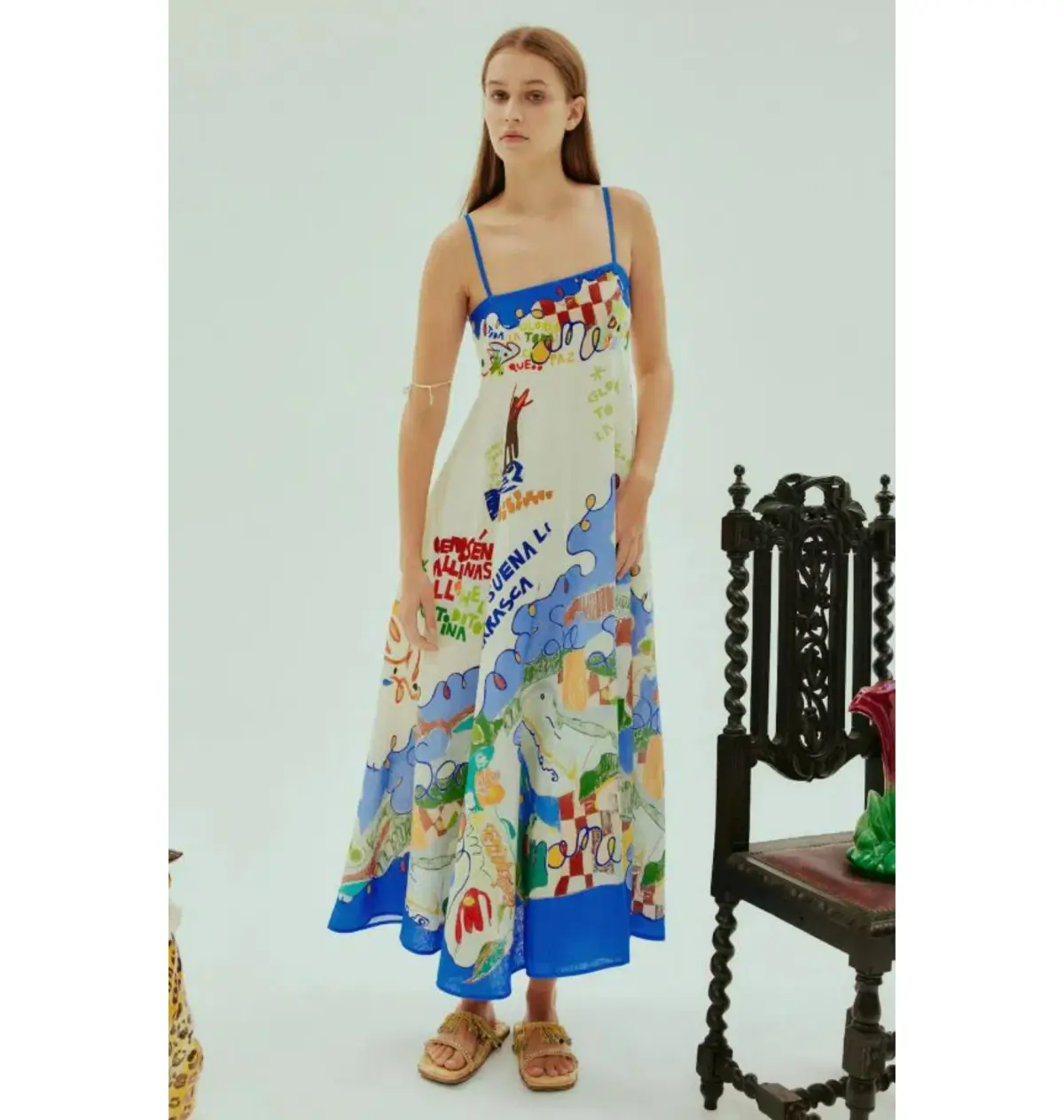 Alemais Nadia Sundress Multi Size AU 8 - Image 1