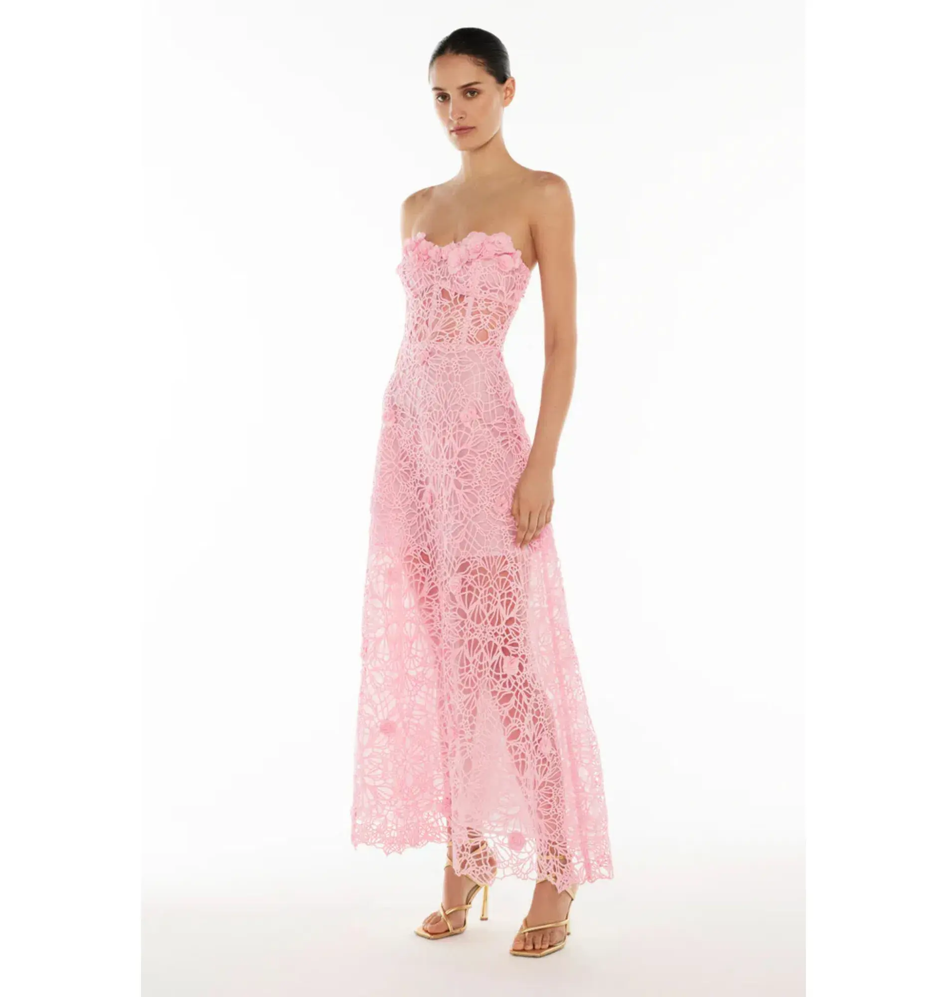 Manning Cartell Tea Ceremony Maxi Dress Pink Size AU 14   - Image 2