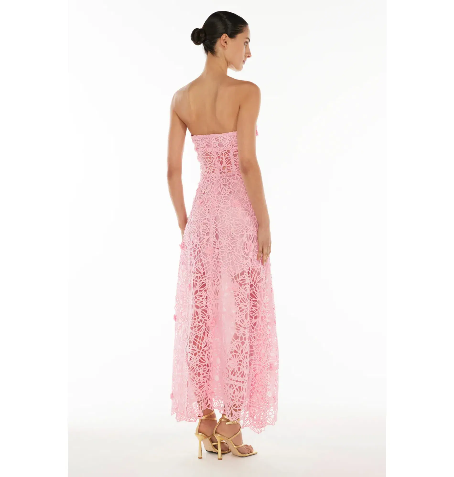 Manning Cartell Tea Ceremony Maxi Dress Pink Size AU 14   - Image 4