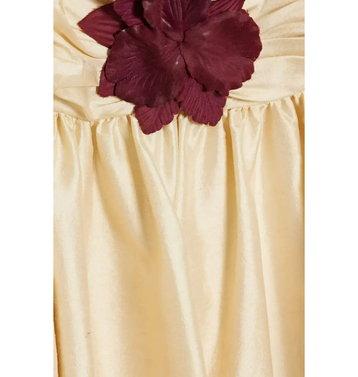 Zimmermann Floral-appliquéd Ruched Silk-shantung Mini Dress in Natural Size 1 / AU 10 - Image 3