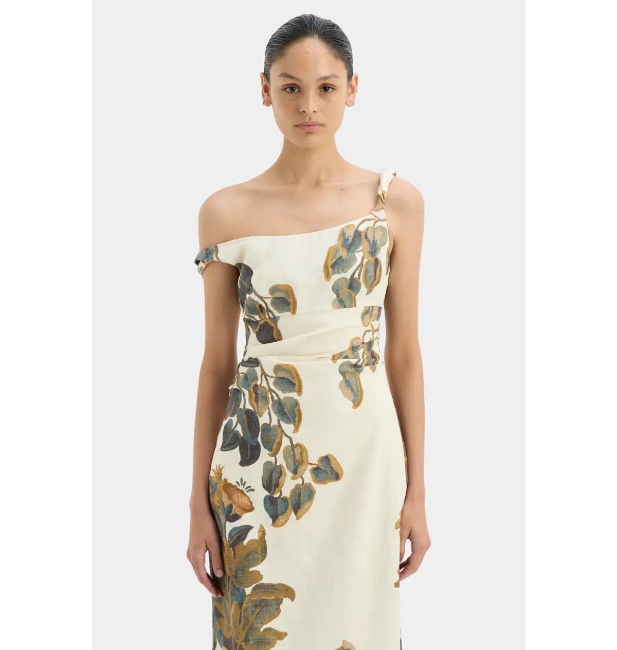 Sir The Label Evalita Twist Midi Dress Pine Valley Size AU 12 - Image 2