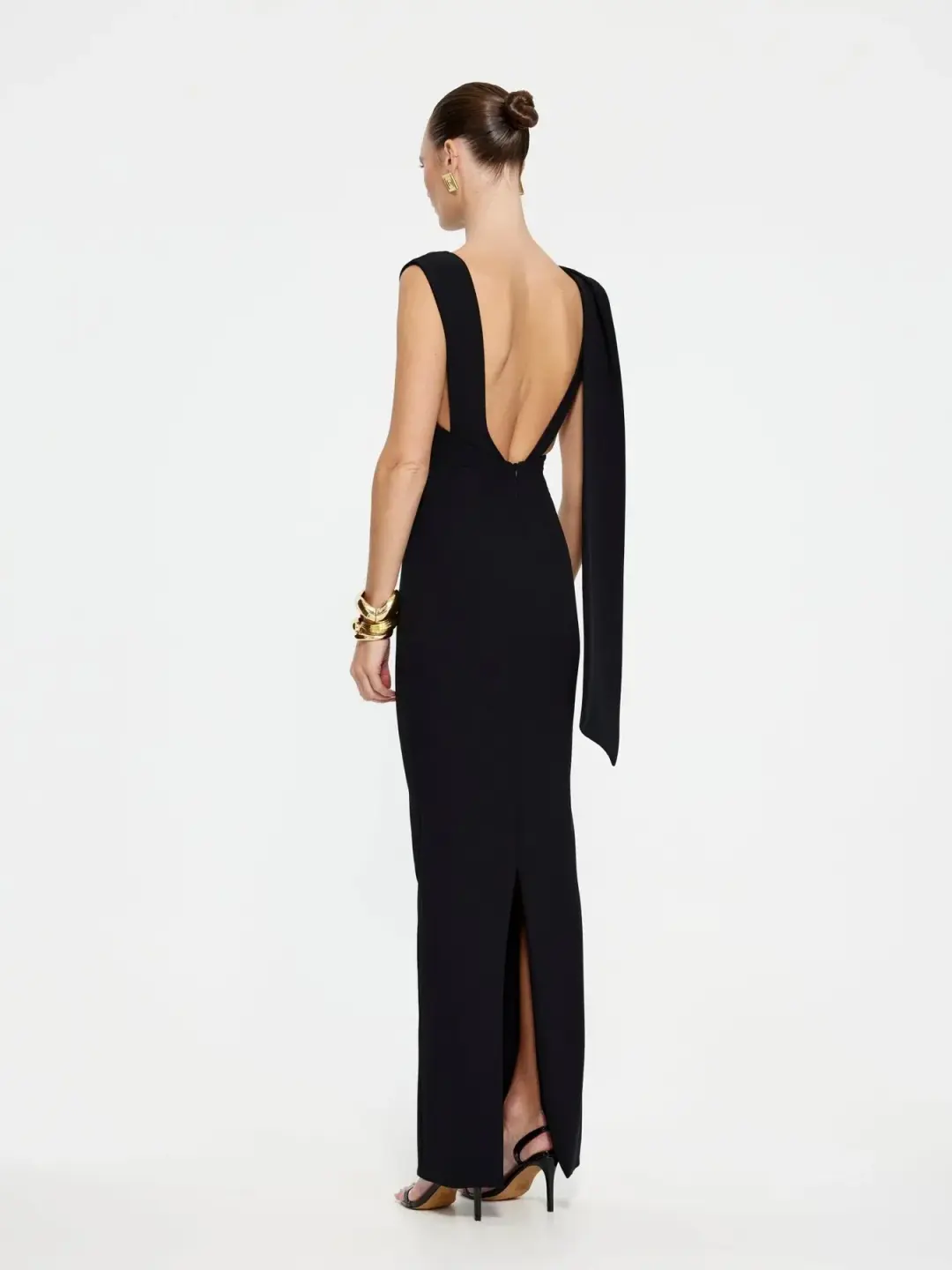 Effie Kats Audrey Gown Black Size S / AU 8 for rent on The Volte - main image