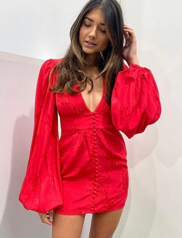 Rat & Boa Isabella Dress Red Size XS - Image 2