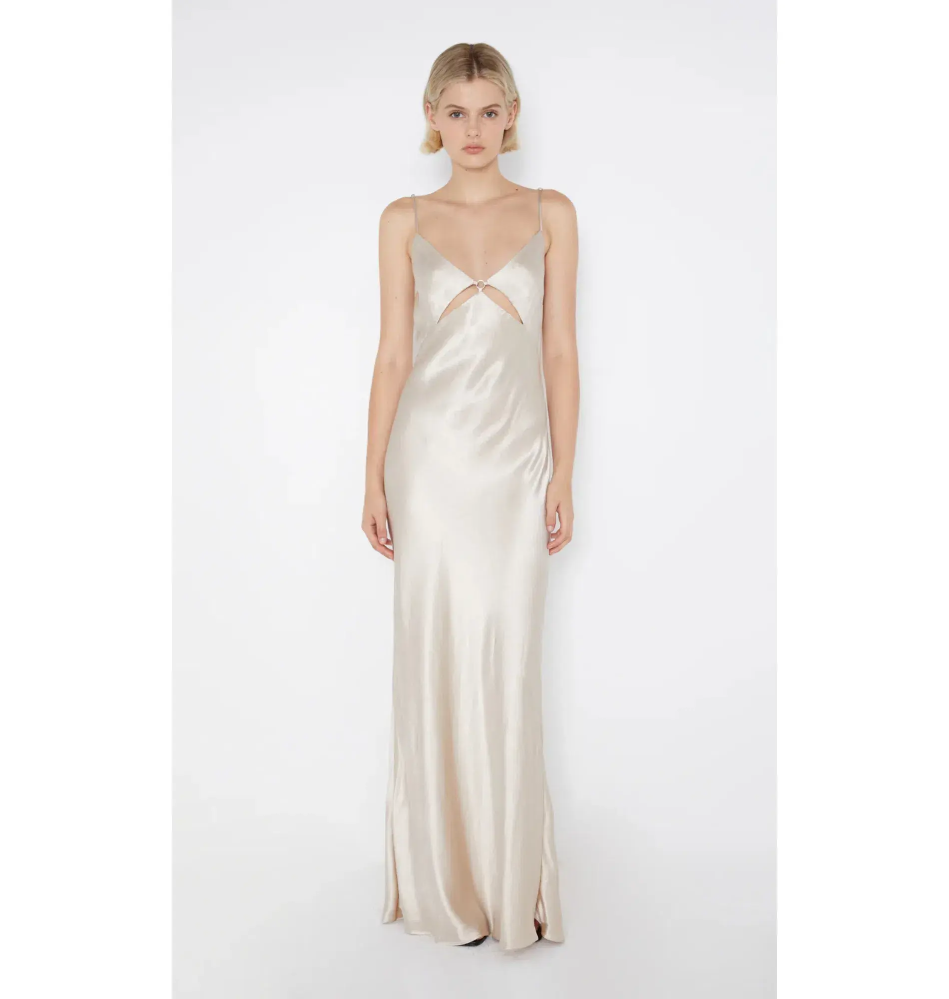 Bec & Bridge Margaux Maxi Dress Sand Size AU 6 - Image 1