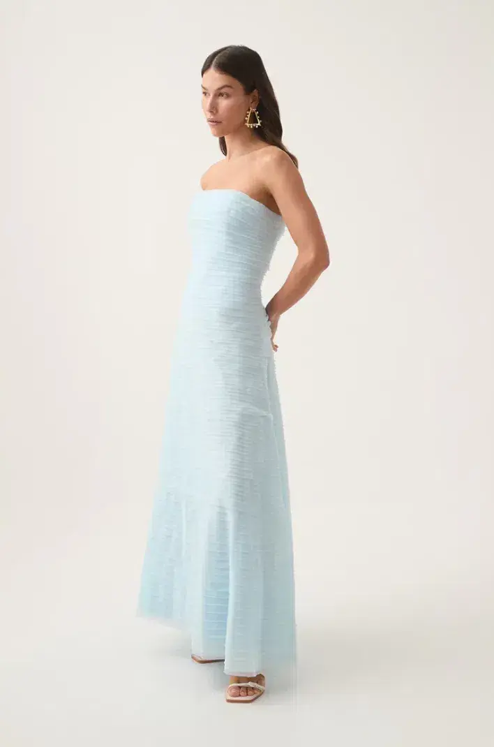 Aje Soundscape Maxi Dress in Sea Breeze Size AU 8 - Image 3