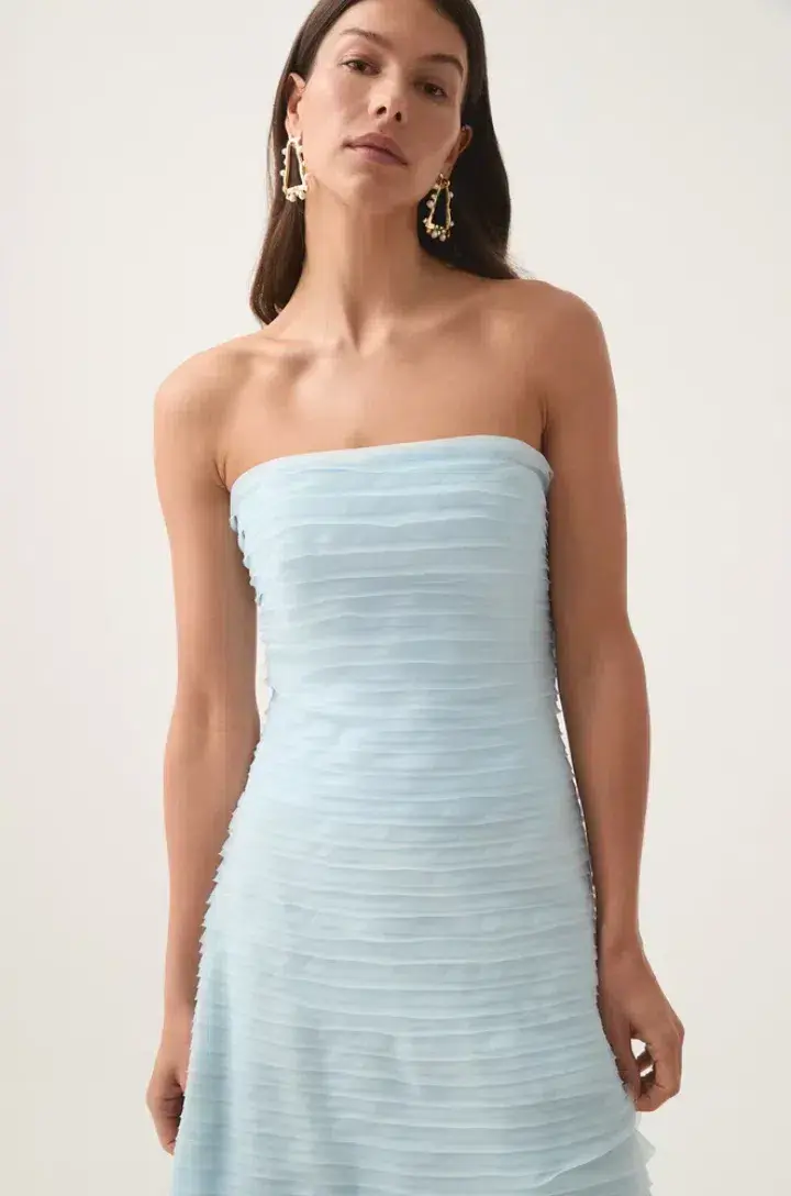 Aje Soundscape Maxi Dress in Sea Breeze Size AU 10  - Image 2