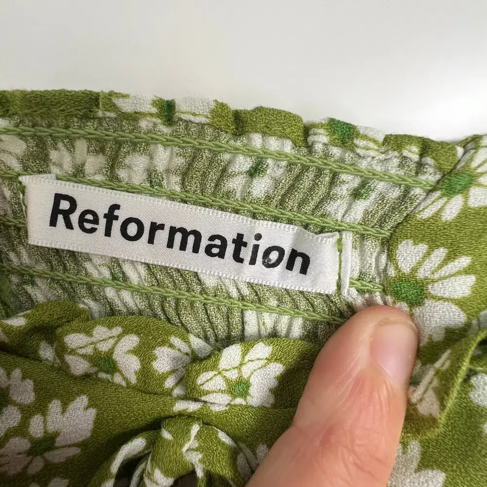 Reformation Pacey Dress Lemon Print Size AU 12 - Image 4