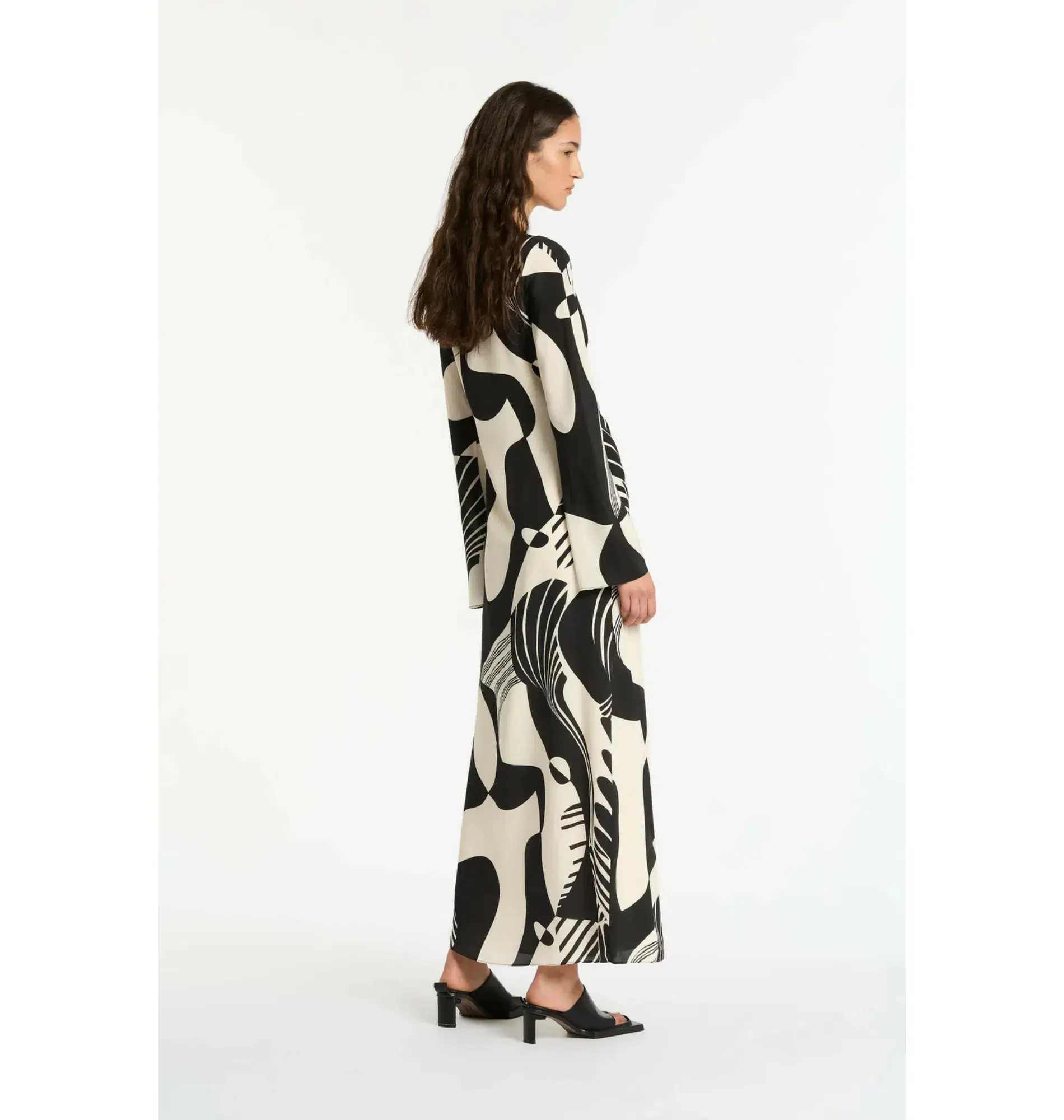  Sir the Label Realisme Twist Maxi Dress Papier Print Size 0 / AU 6  - Image 3