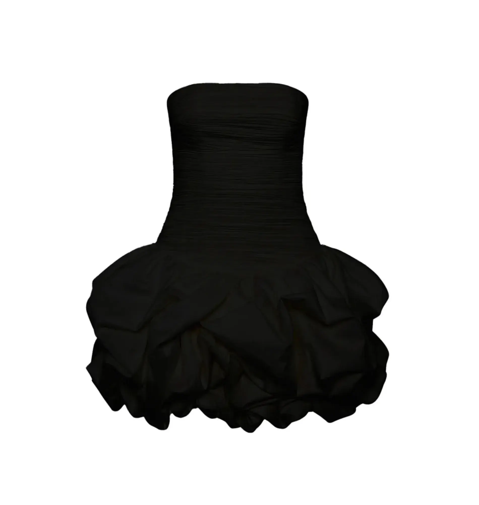 Aje Violette Bubble Hem Mini Dress Black Size AU 8 - Image 5