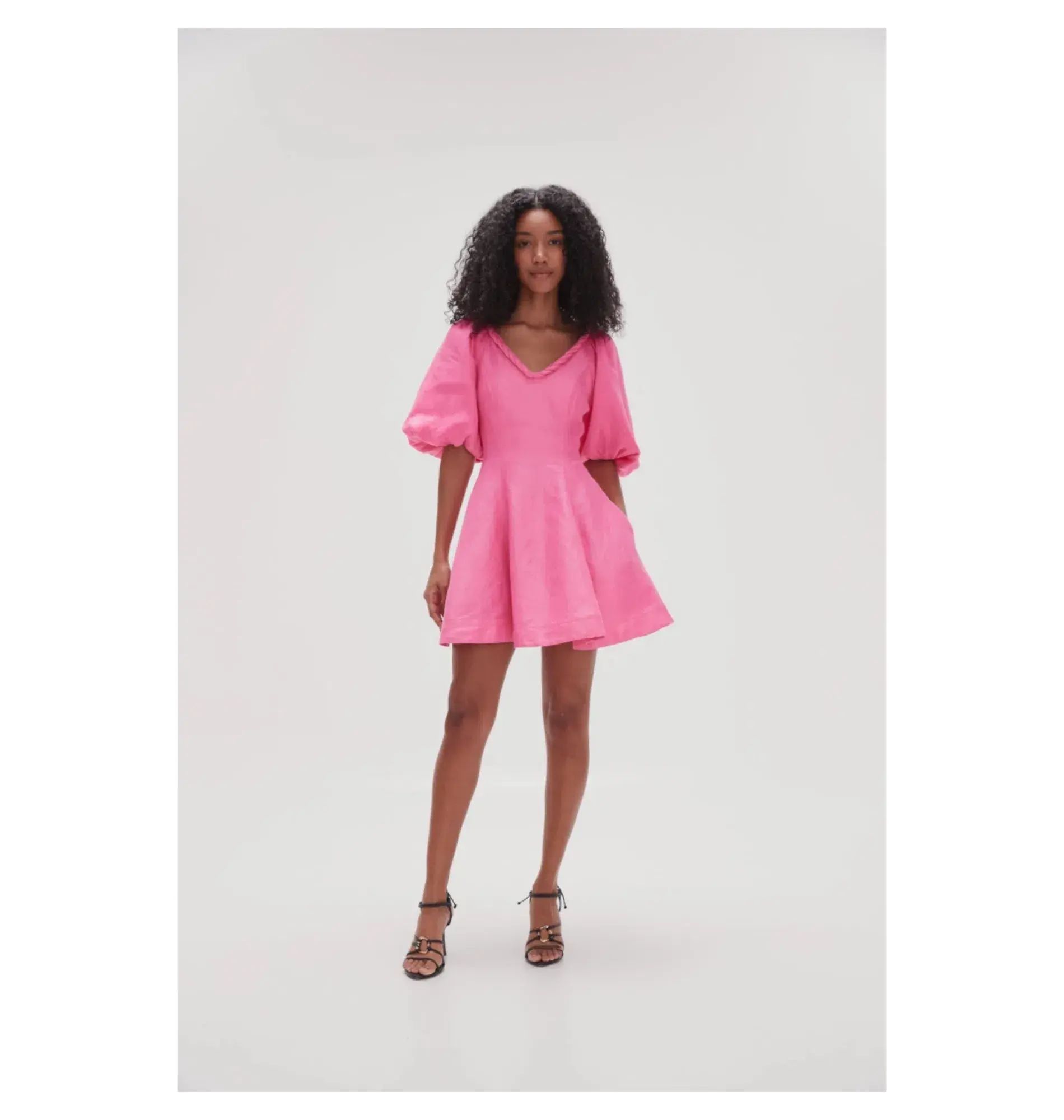 Aje Whimsical Dress Pink Size AU 12 - Image 1