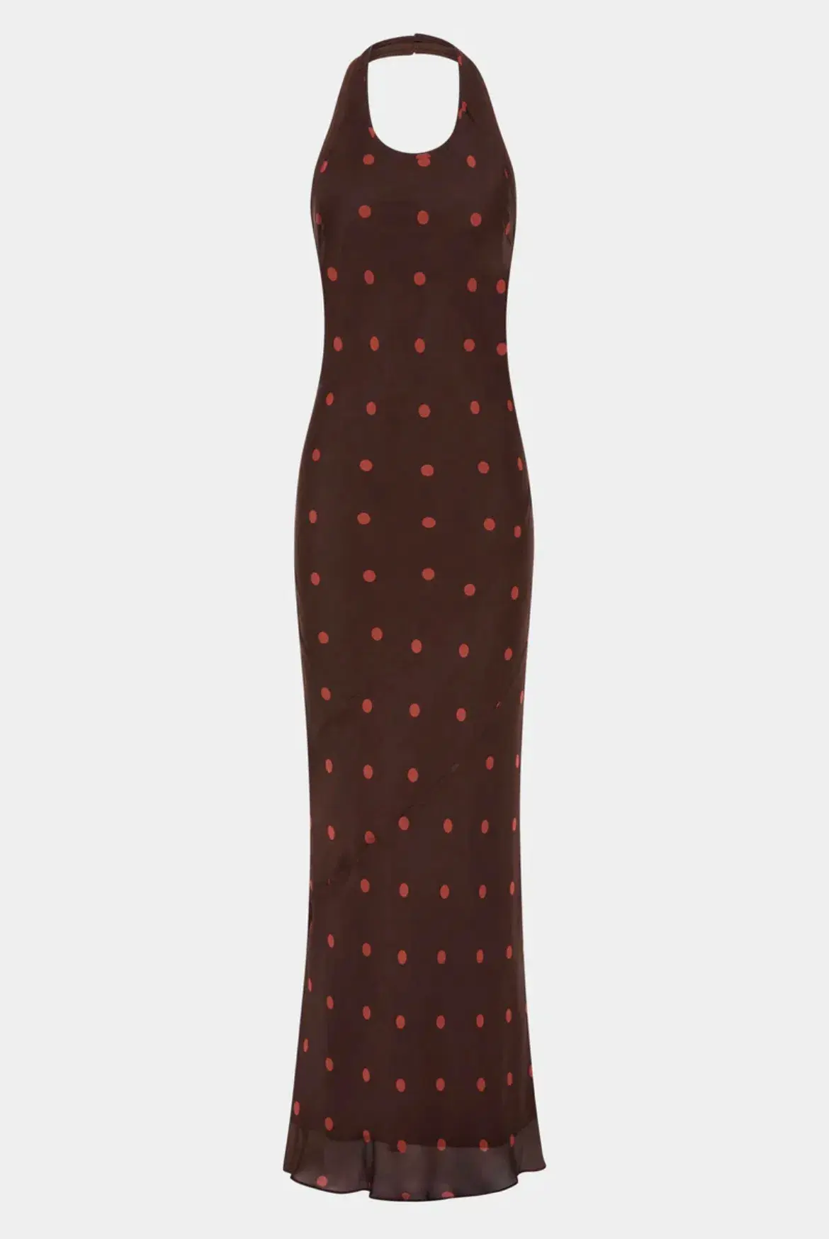 Sir the Label Toni Halter Dress in Chocolate Dot Size 2 / AU 10  - Image 6
