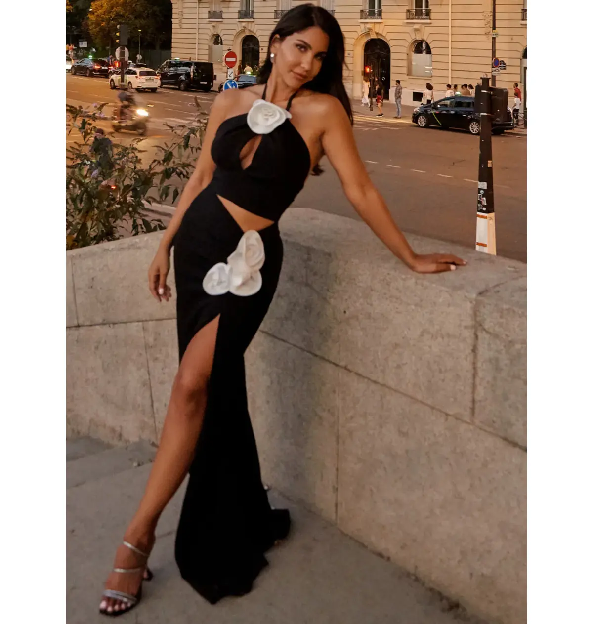 Adri Rosa Dress Black Size AU 8 - Image 1