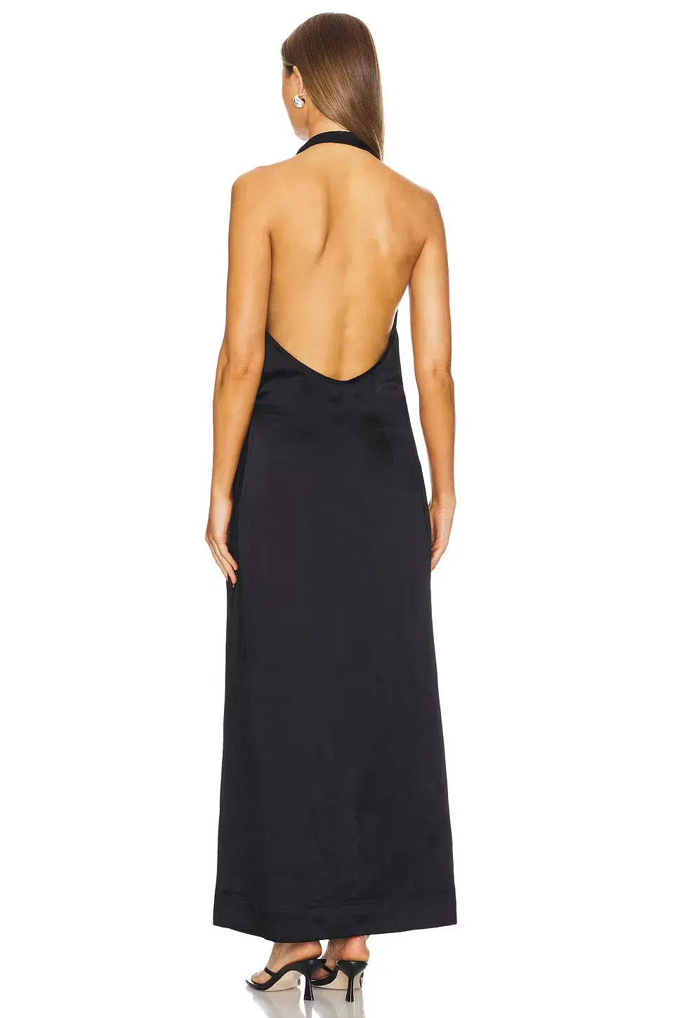 Bondi Born Nara Halter Dress Black Size 6 for rent on The Volte - main image