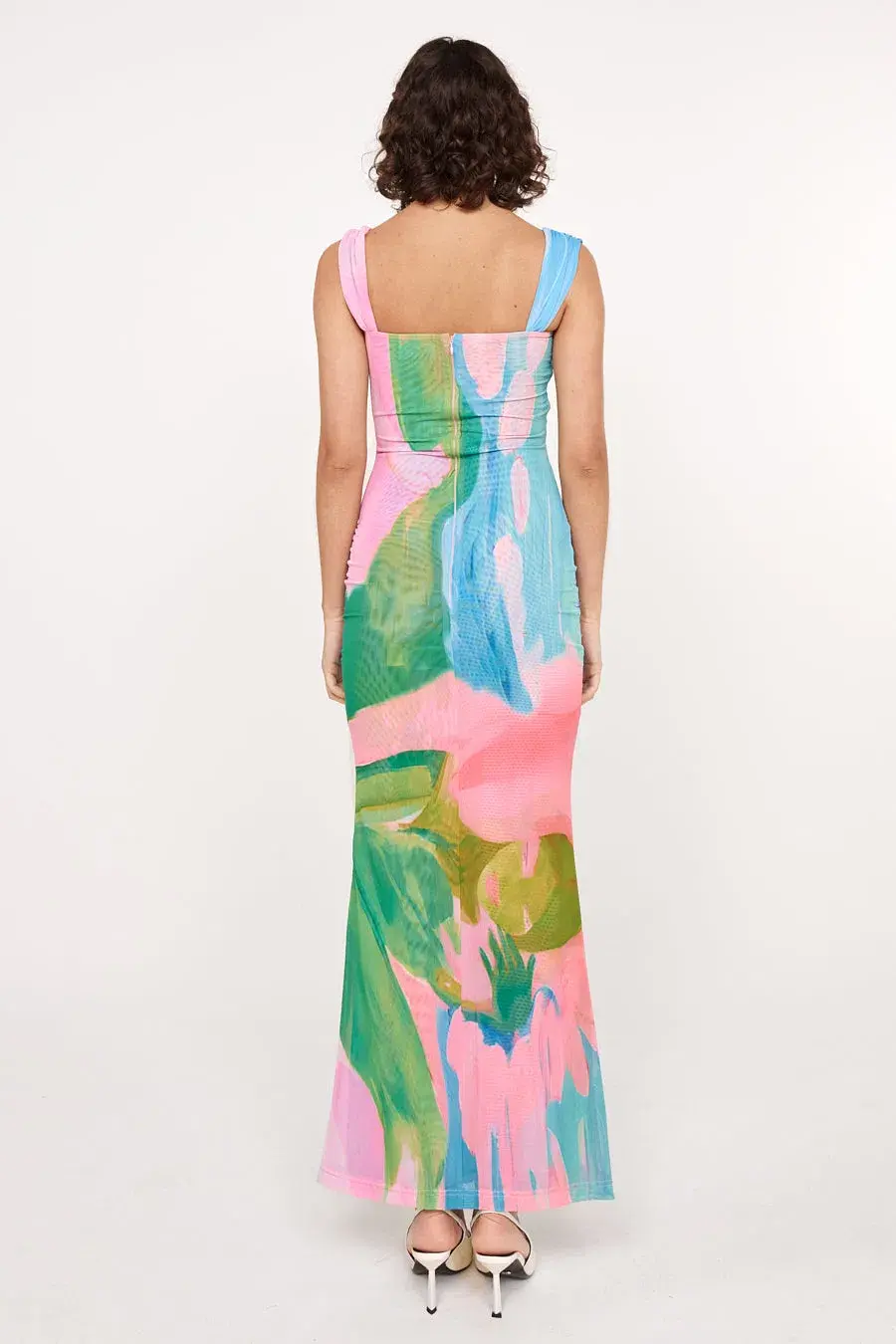 She is OLLA Imogen Mesh Dress Gaia Size 8 - Image 3