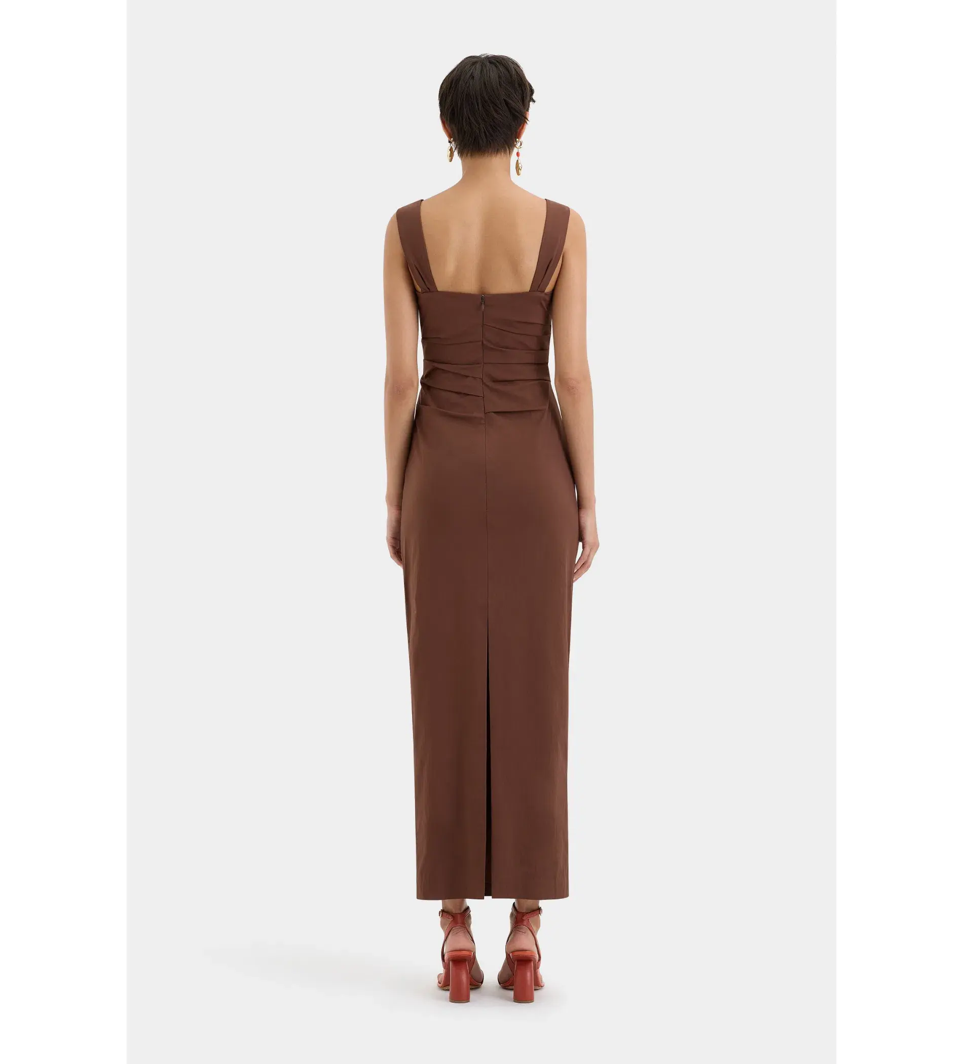 Sir the Label Dahlia Balconette Gown Dress Chocolate Size 2 / Au 10  - Image 3