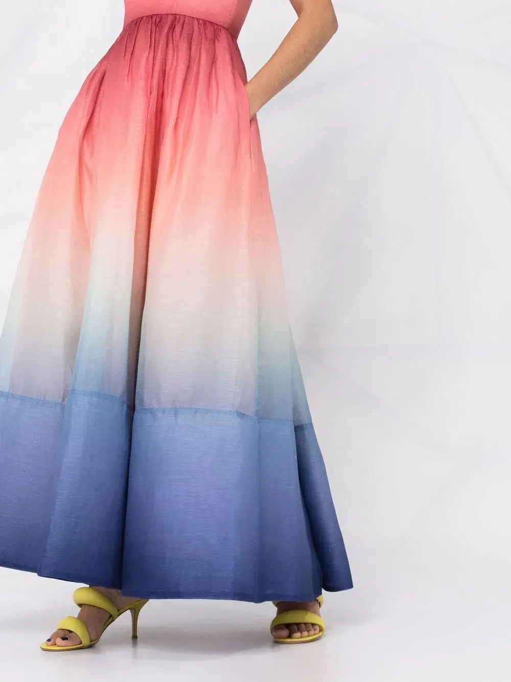 Zimmermann Ombre Sunset Postcard Resort Dress Ombre Dawn Size 0/Au 8  - Image 2
