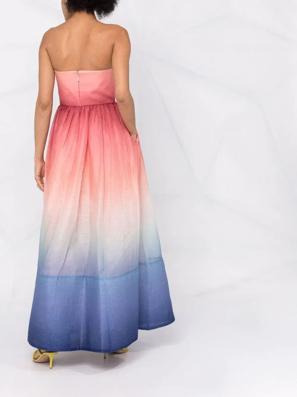 Zimmermann Ombre Sunset Postcard Resort Dress Ombre Dawn Size 0/Au 8  - Image 4