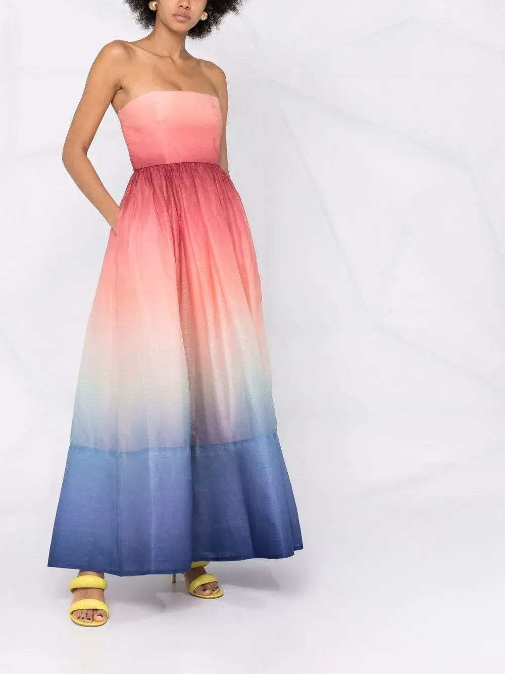 Zimmermann Ombre Sunset Postcard Resort Dress Ombre Dawn Size 0/Au 8  - Image 1