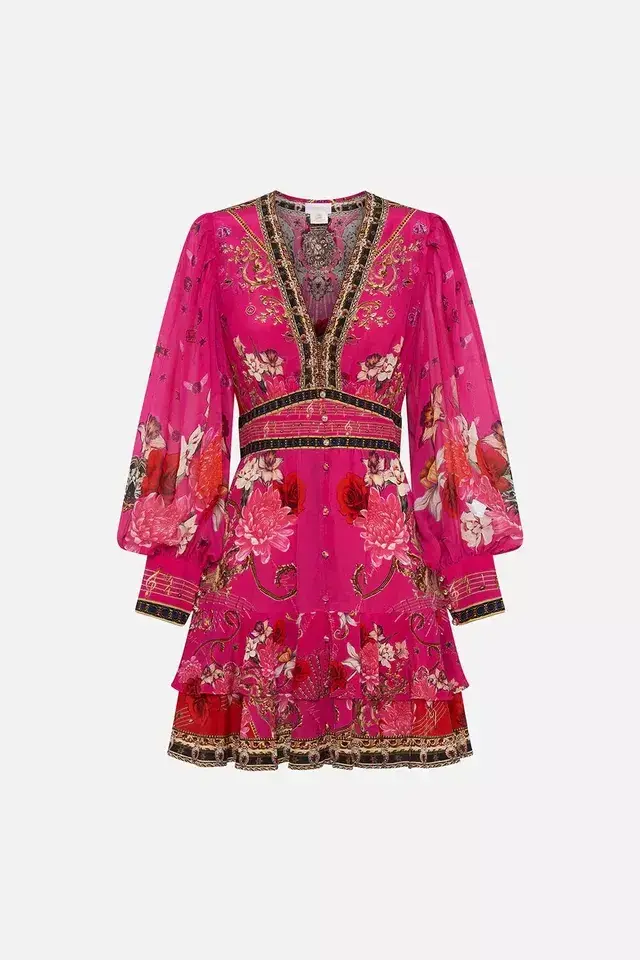 Camilla x Robbie Williams Button Front Frill Dress pink XXS What Happens on TOUR - Image 14