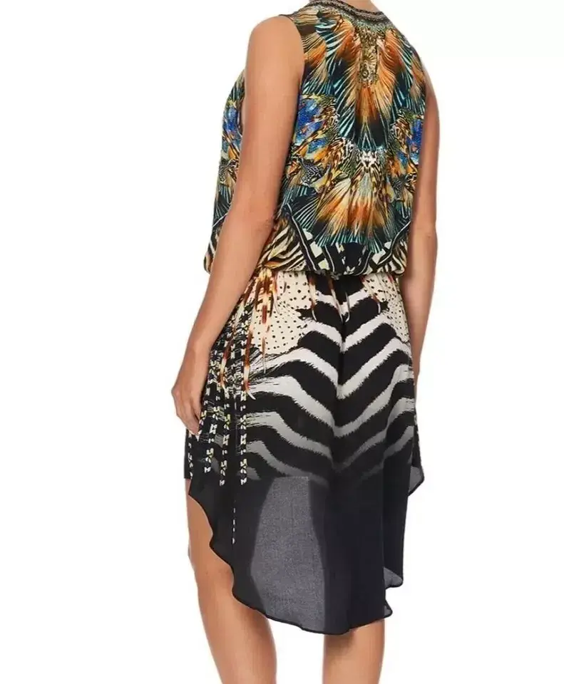 Camilla Cross Over Dress With Long Back Lost Paradise Size XS/Au 8  - Image 6