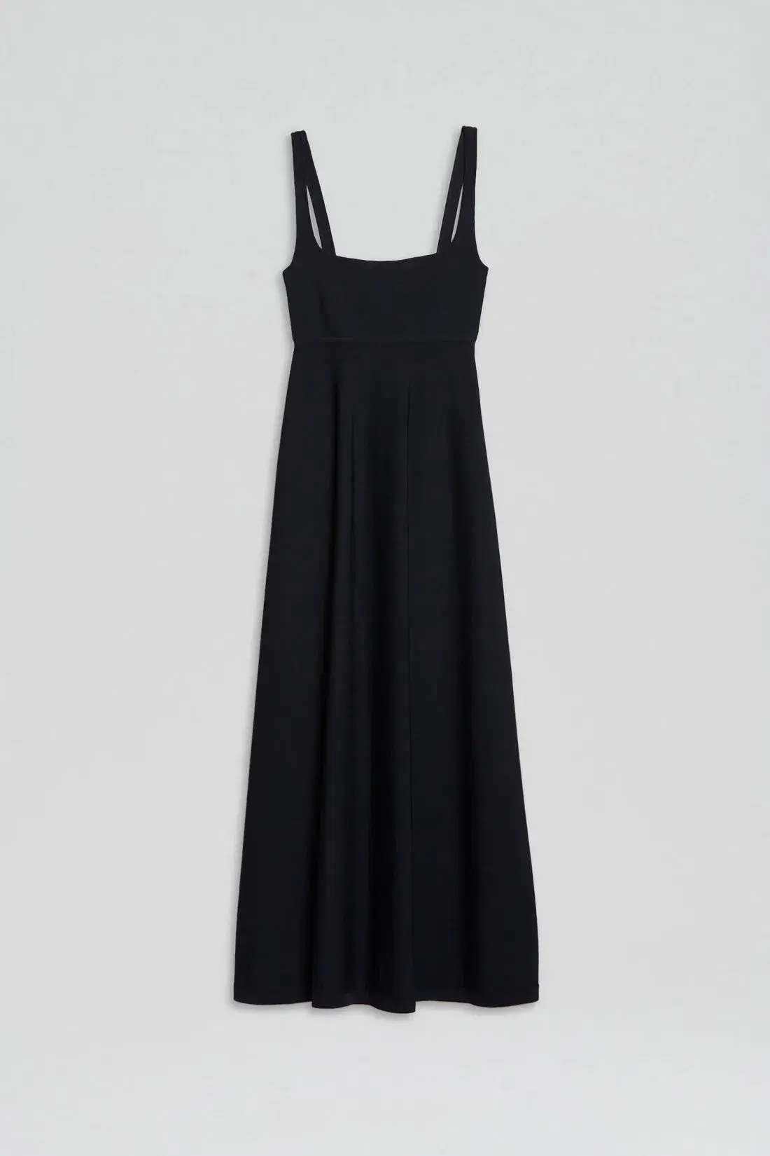 Scanlan Theodore Crepe Knit Square Neck Dress Navy Size XS/Au 8 - Image 4