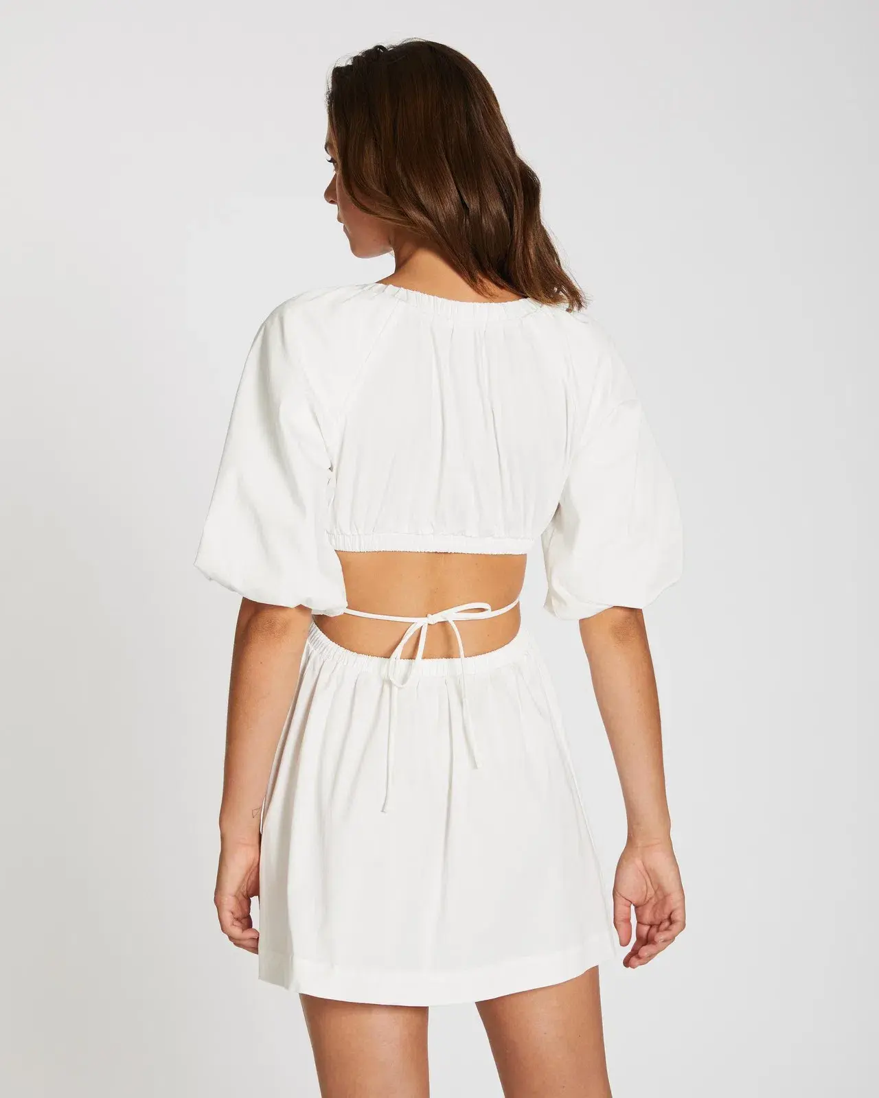 Lover Barcelona Mini Dress White Size 6 - Image 3