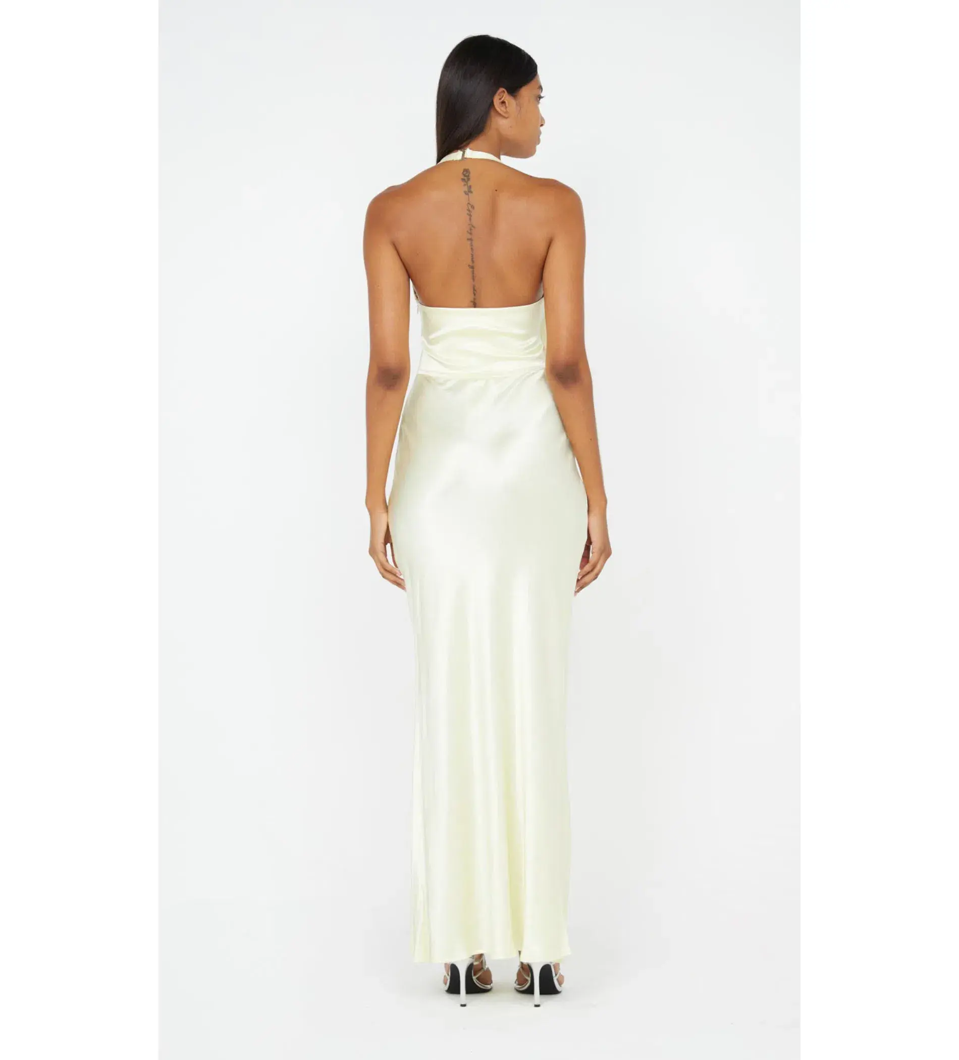Bec + Bridge Sabia Twist Maxi Dress Ice Yellow Size 14 - Image 4