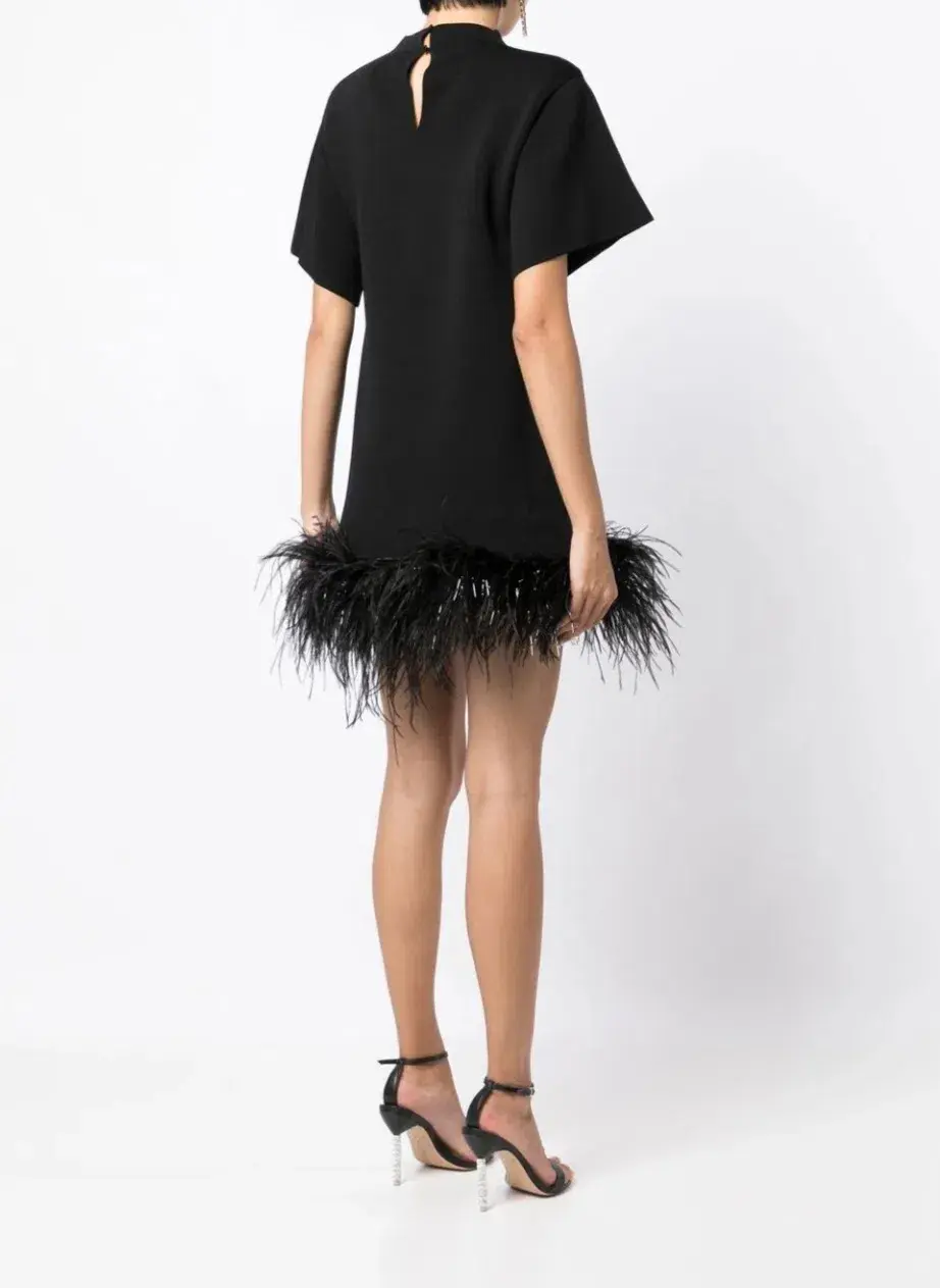 Rachel Gilbert Rita Mini Dress Black Size XS/AU6 - Image 3