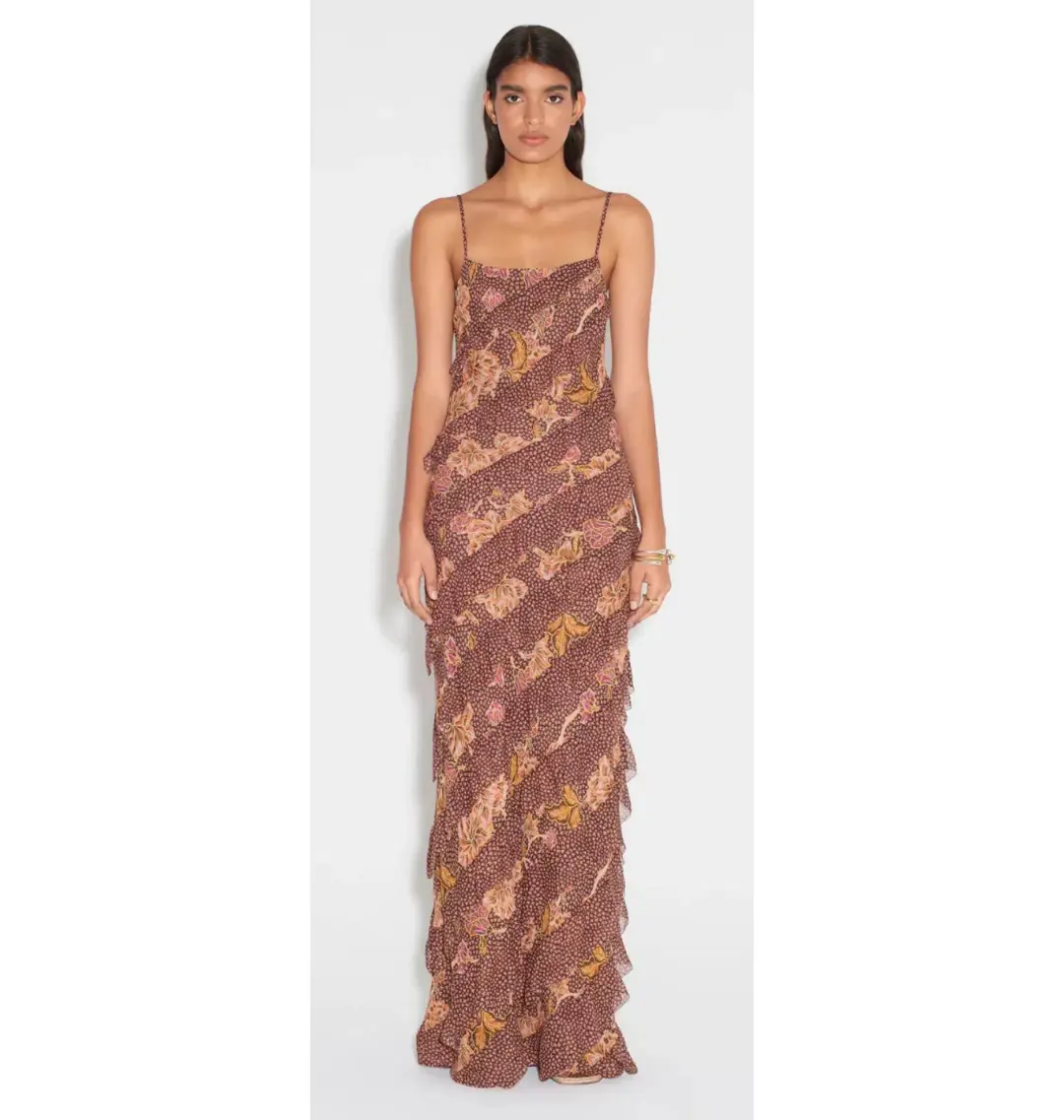 Hansen & Gretel Linnea Dress Ruby Bohemia Size S / AU 8 for rent on The Volte - main image