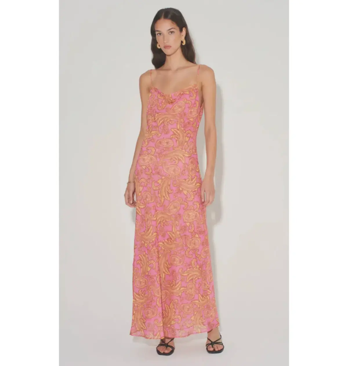 Hansen & Gretel Florencia Dress Pink Floral Size S / AU 8 - Image 1