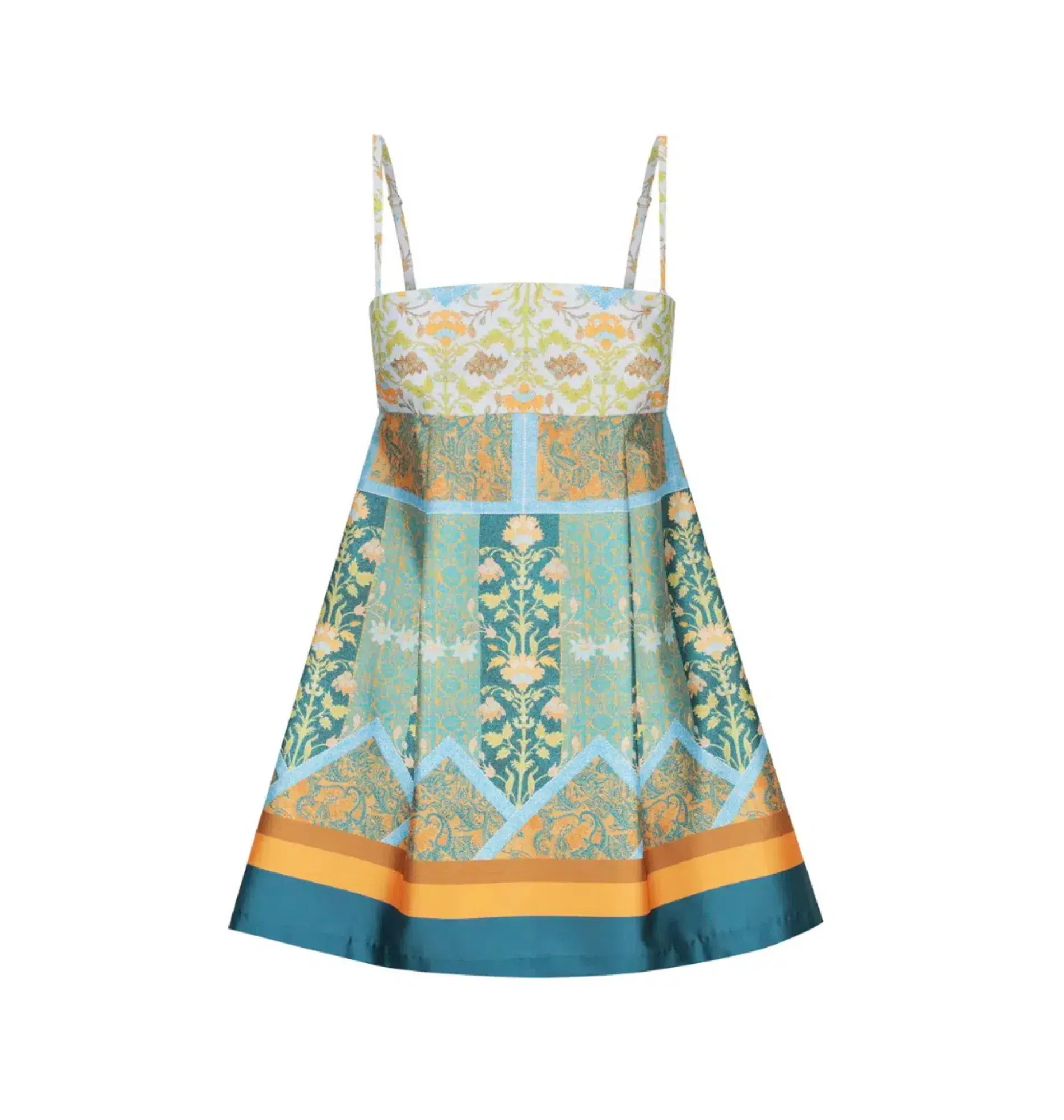 Hansen & Gretel Hayes Mini Dress Floral Tile Size S / AU 8 - Image 4