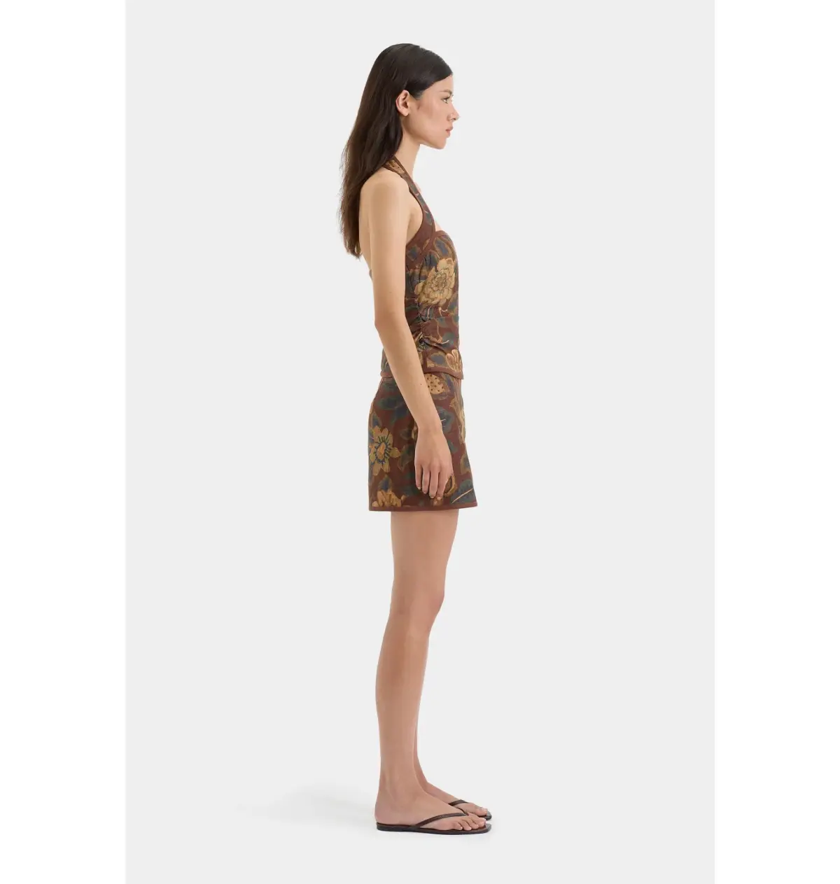 Sir The Label Jerry Halter Bodice and Mini Skirt in Tapestry Size 1 / AU 8 - Image 4