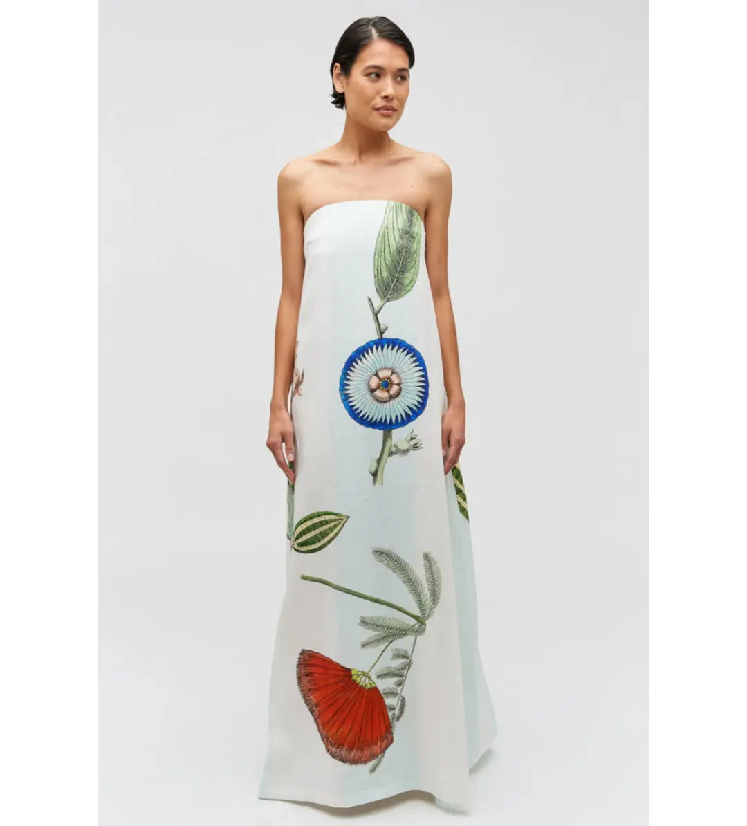 Oroton Grand Floral Gown in Print Size AU 8 for rent on The Volte - main image