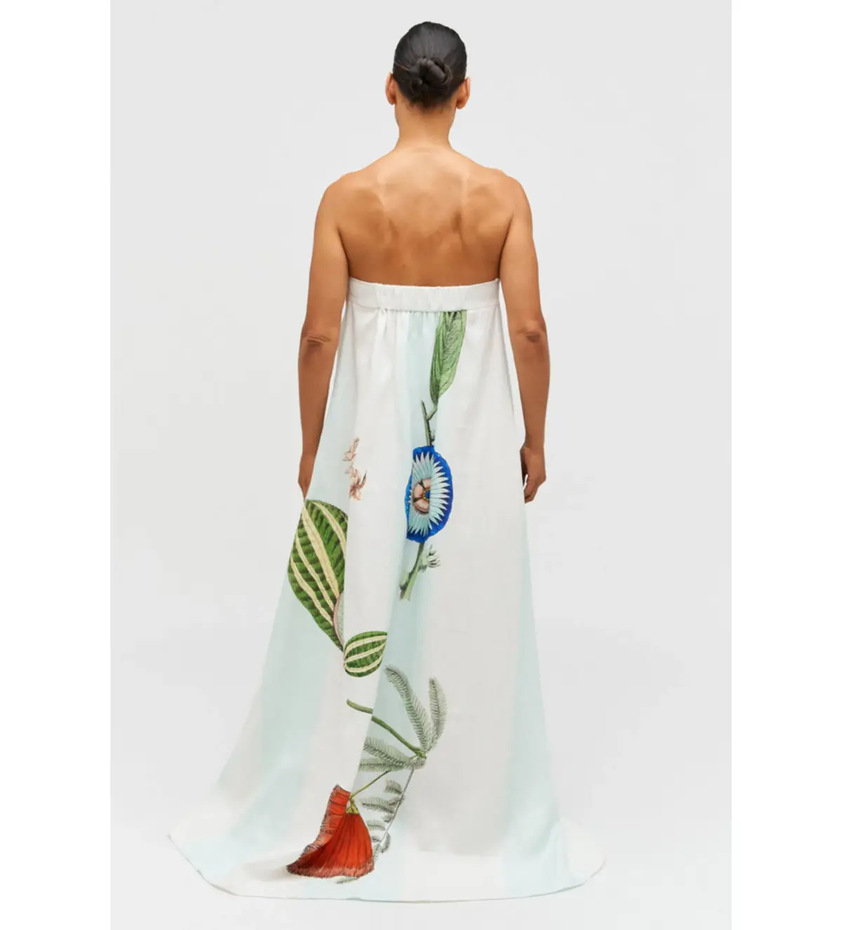 Oroton Grand Floral Gown in Print Size AU 8 - Image 3