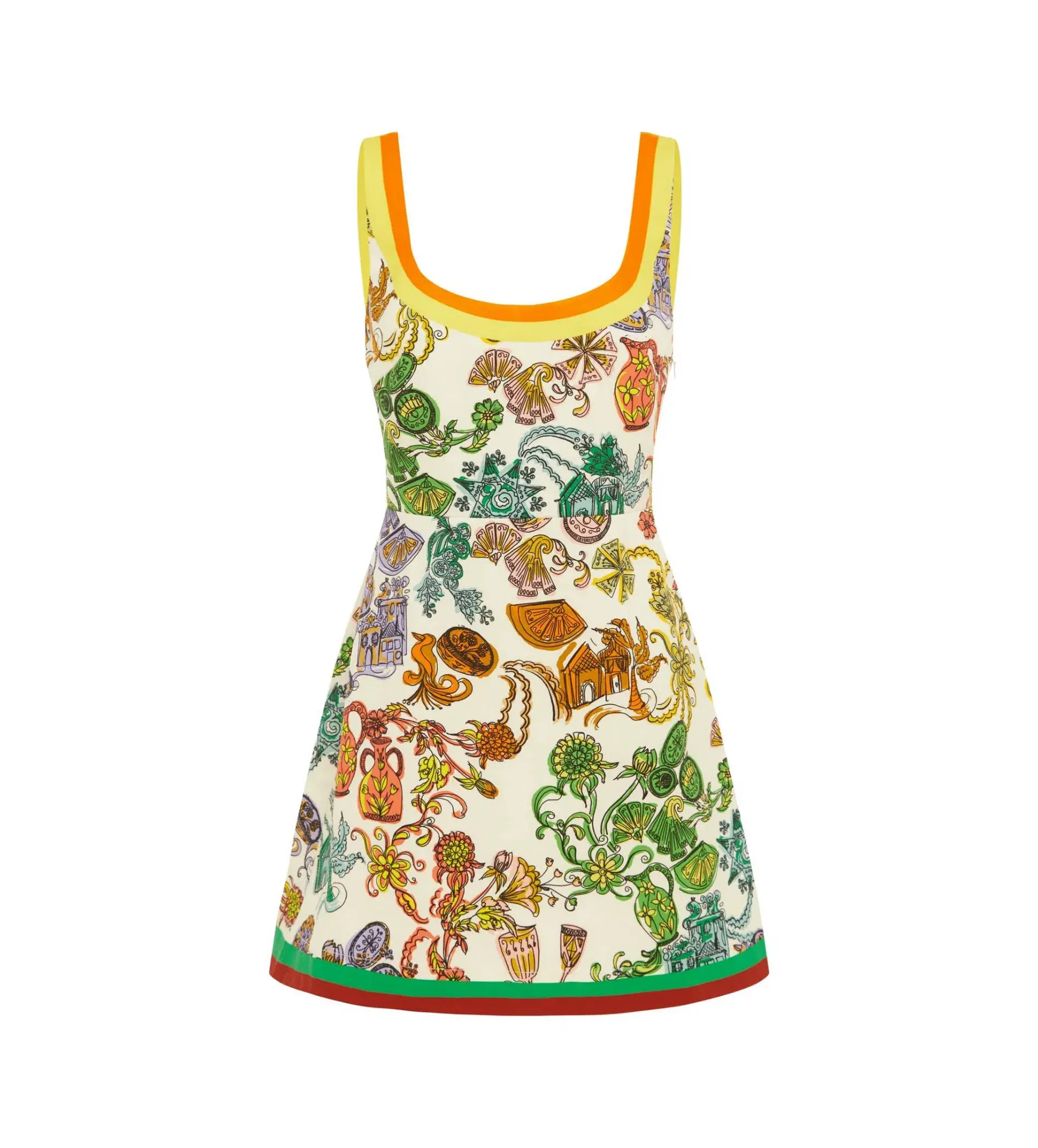 Alemais Fiesta Mini Dress Multi Size AU 10 - Image 4