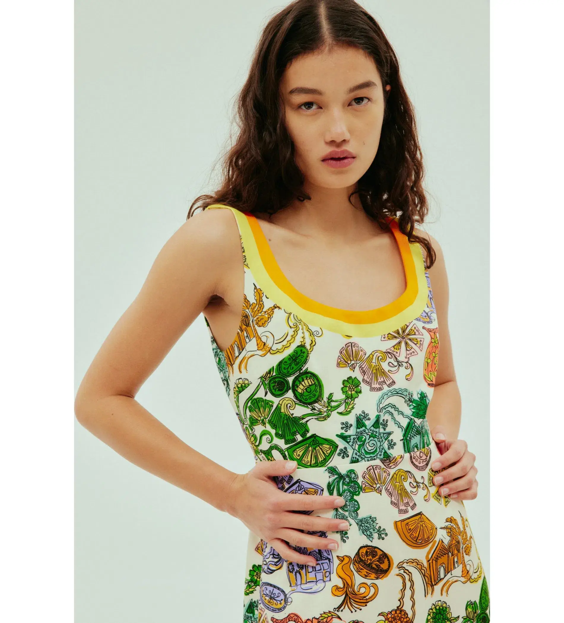 Alemais Fiesta Mini Dress Multi Size AU 10 - Image 3