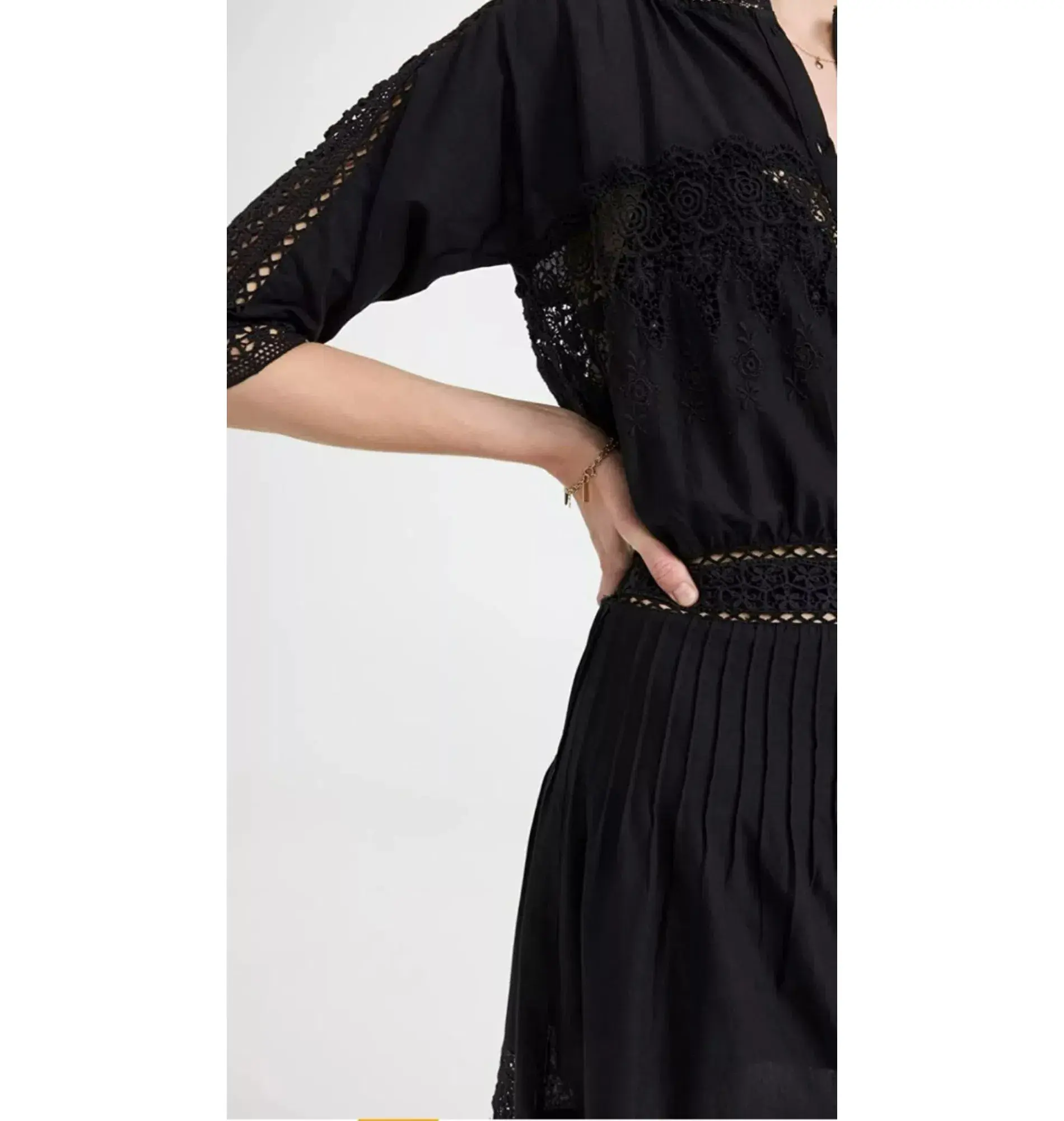 Love Shack Fancy Maxi Dress in Black Size Small / AU 8 - Image 6