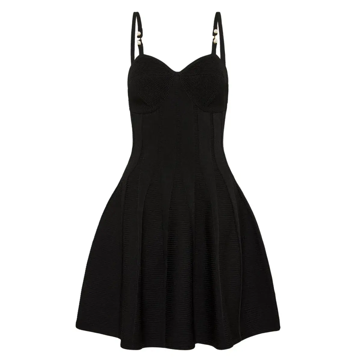 AJE Phaedra Ottoman Bustier Dress Black Size XS / AU 6 - Image 5